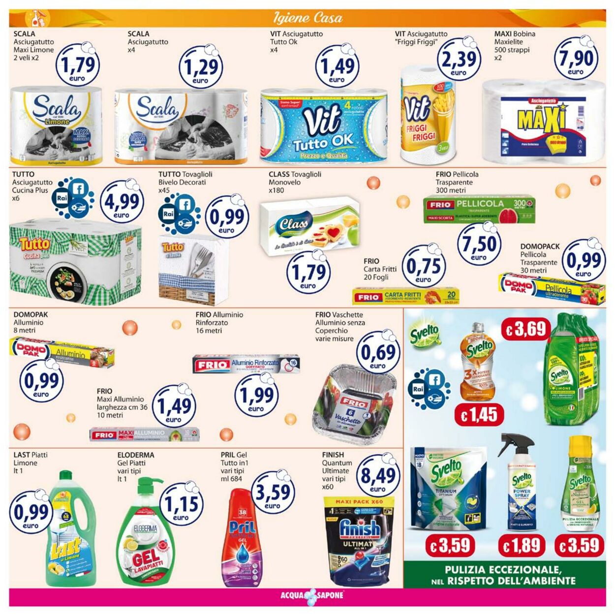 Volantino Acqua e sapone 02.01.2022 - 15.01.2022