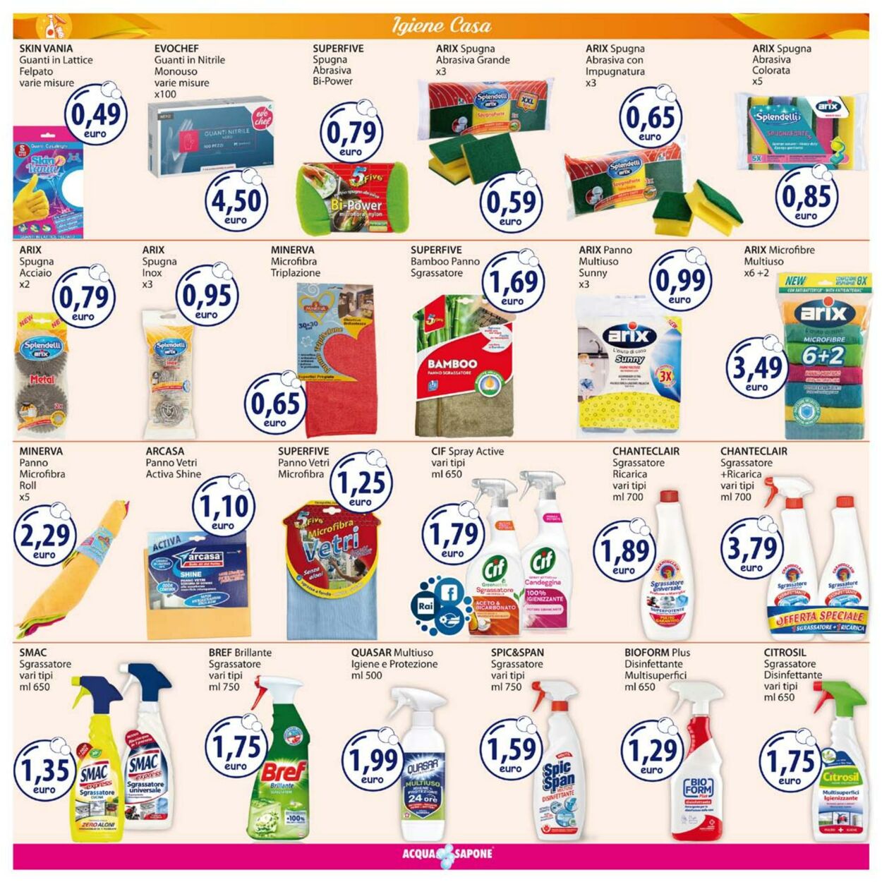 Volantino Acqua e sapone 02.01.2022 - 15.01.2022