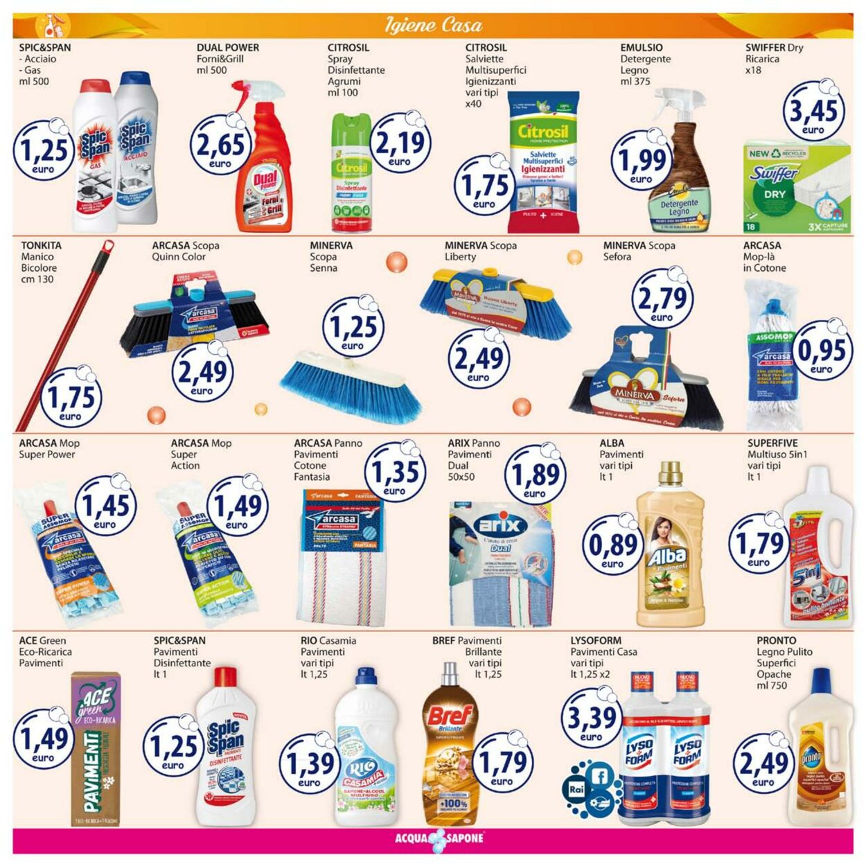 Volantino Acqua e sapone 02.01.2022 - 15.01.2022