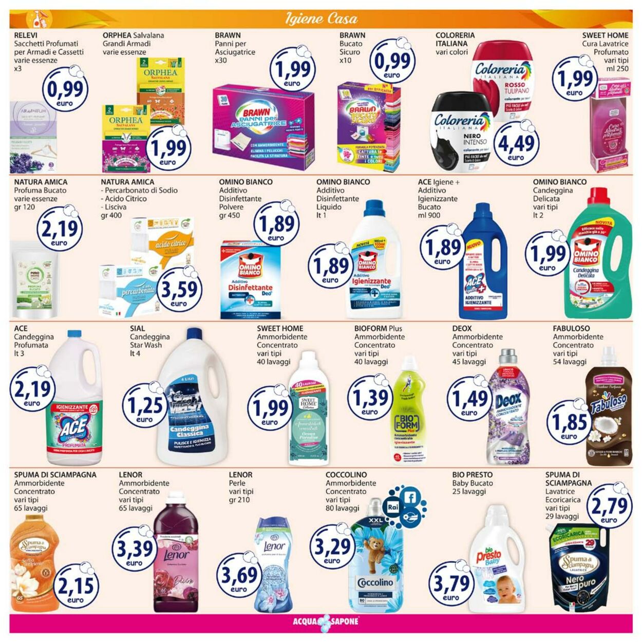 Volantino Acqua e sapone 02.01.2022 - 15.01.2022