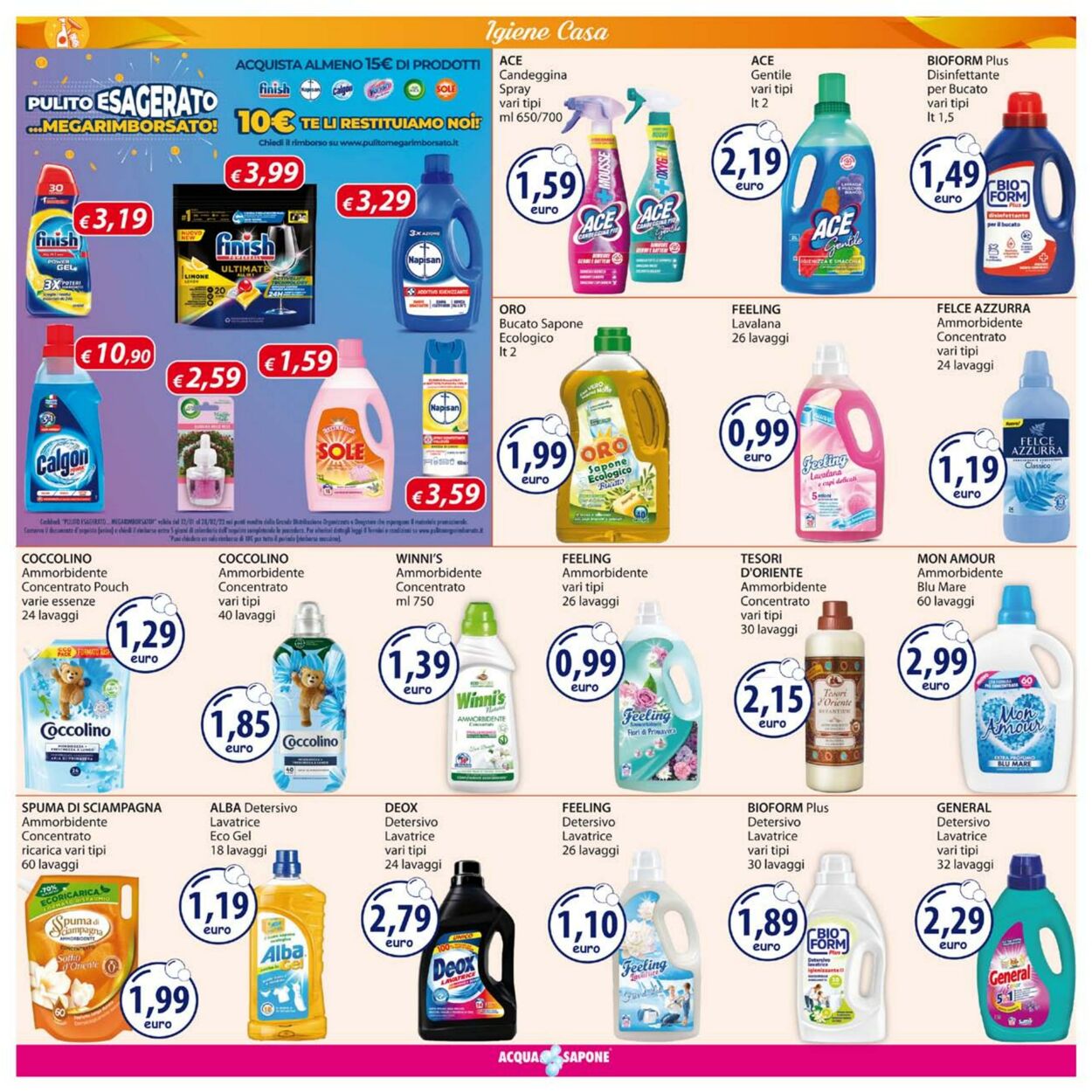 Volantino Acqua e sapone 30.01.2023 - 12.02.2023