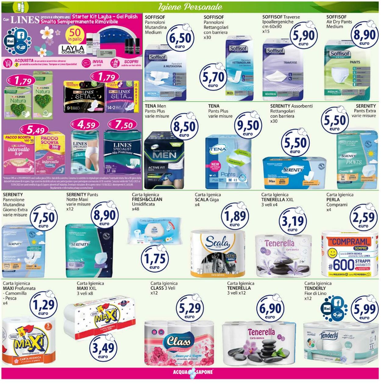 Volantino Acqua e sapone 27.02.2023 - 12.03.2023