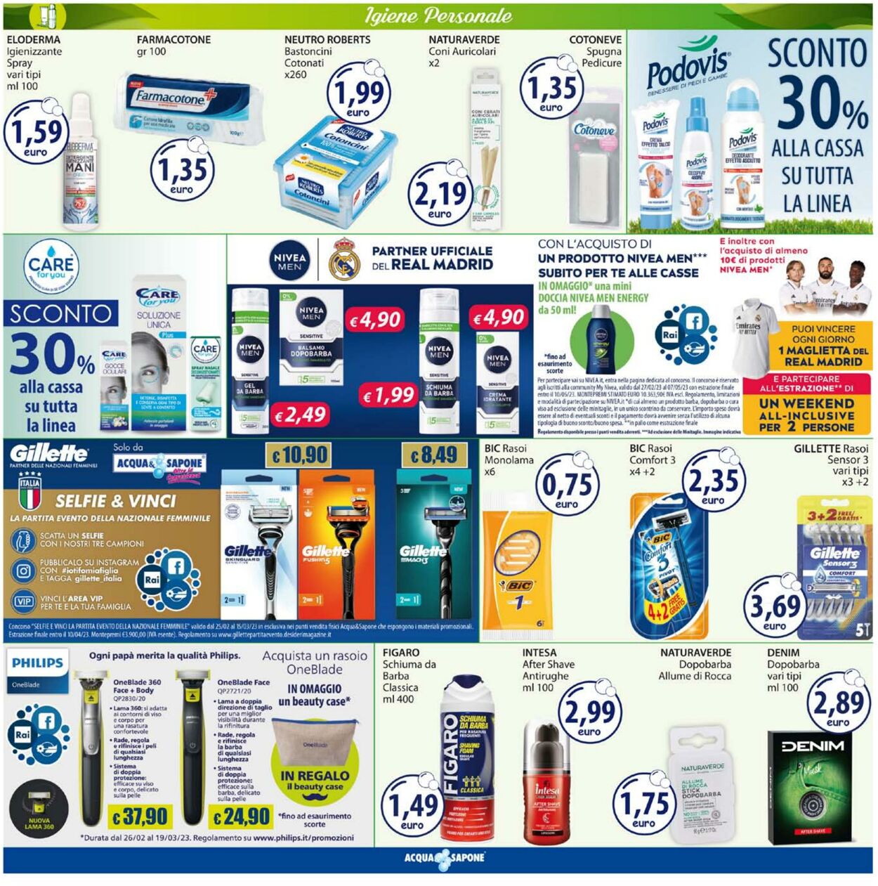 Volantino Acqua e sapone 27.02.2023 - 12.03.2023