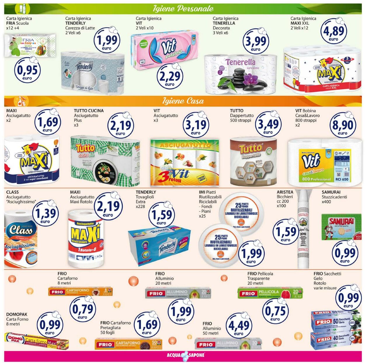 Volantino Acqua e sapone 27.03.2023 - 09.04.2023