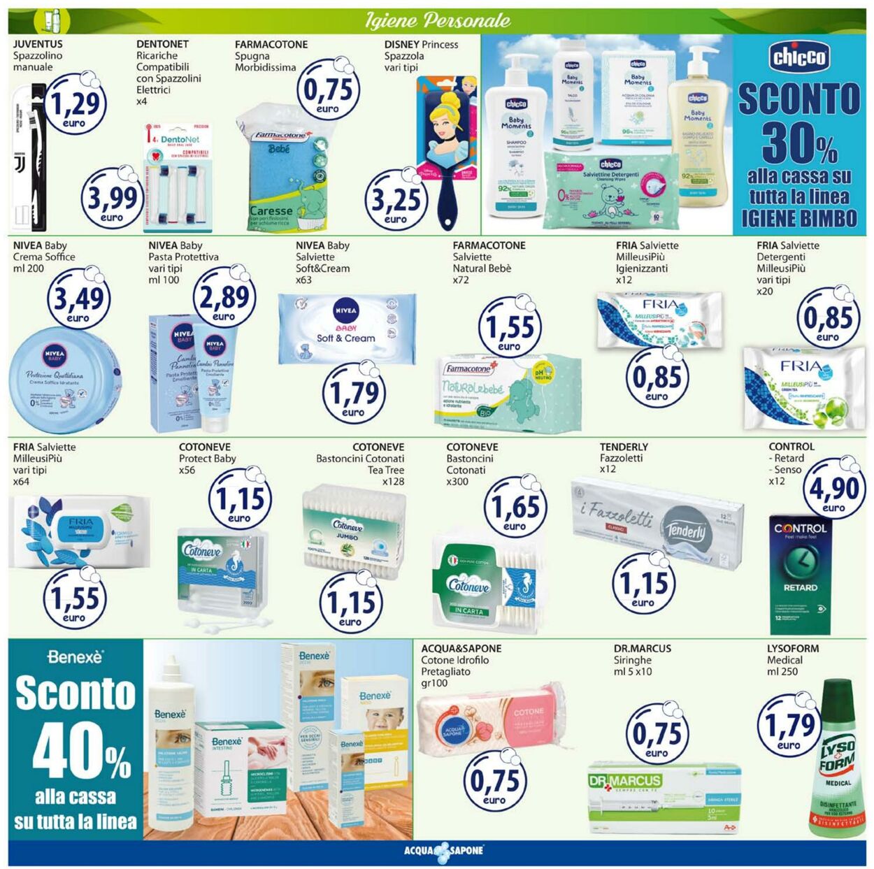 Volantino Acqua e sapone 27.03.2023 - 09.04.2023