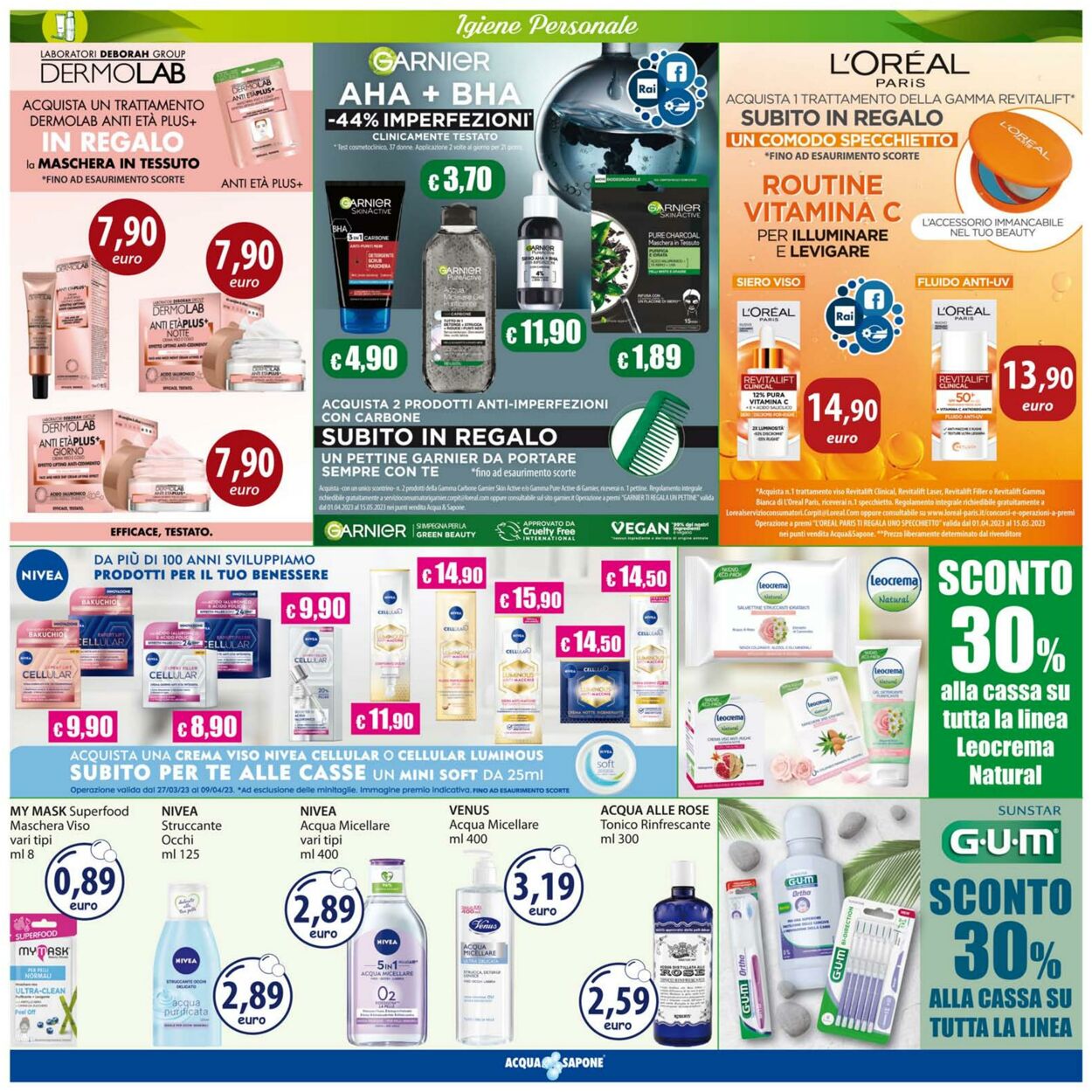 Volantino Acqua e sapone 11.04.2023 - 23.04.2023