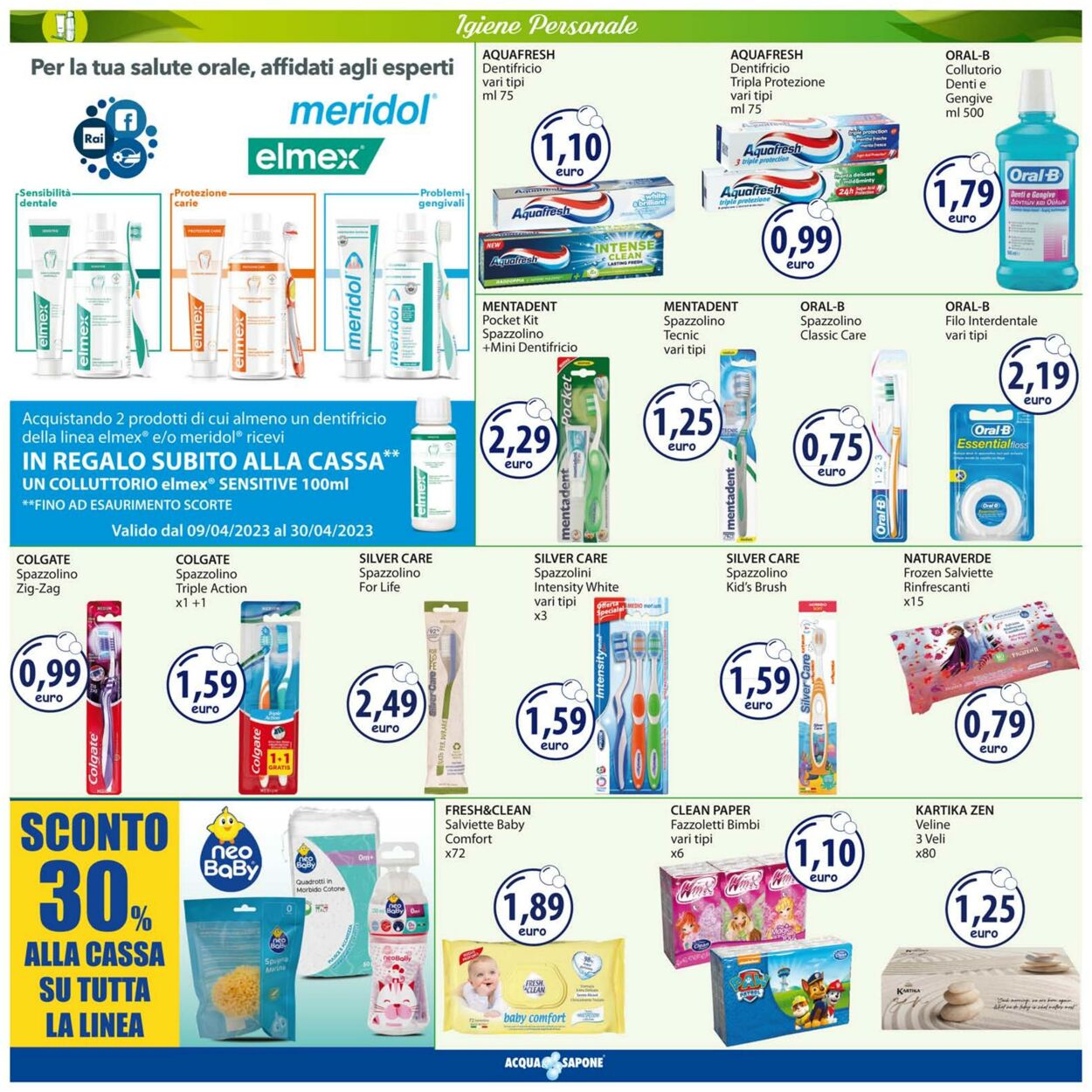 Volantino Acqua e sapone 11.04.2023 - 23.04.2023