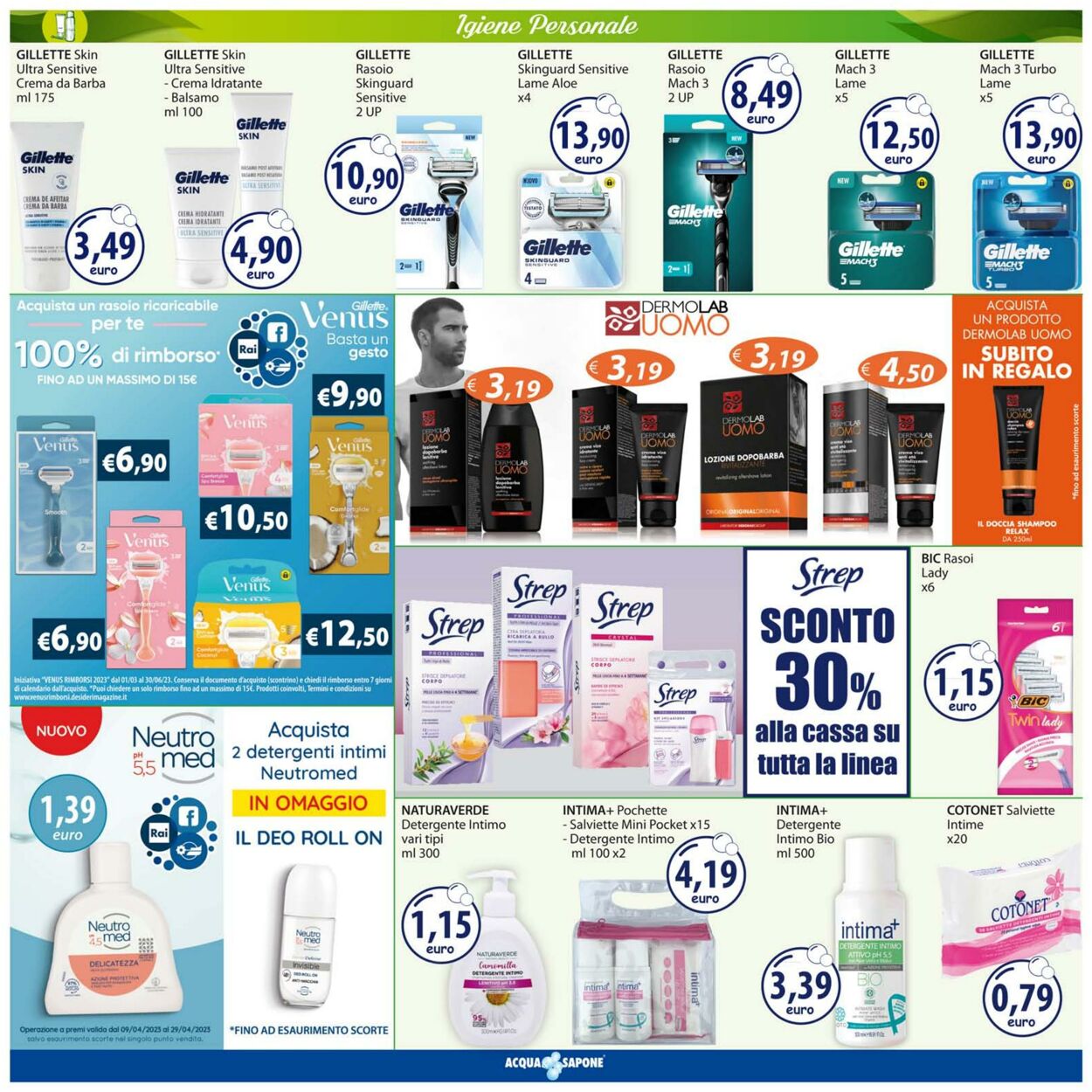 Volantino Acqua e sapone 11.04.2023 - 23.04.2023