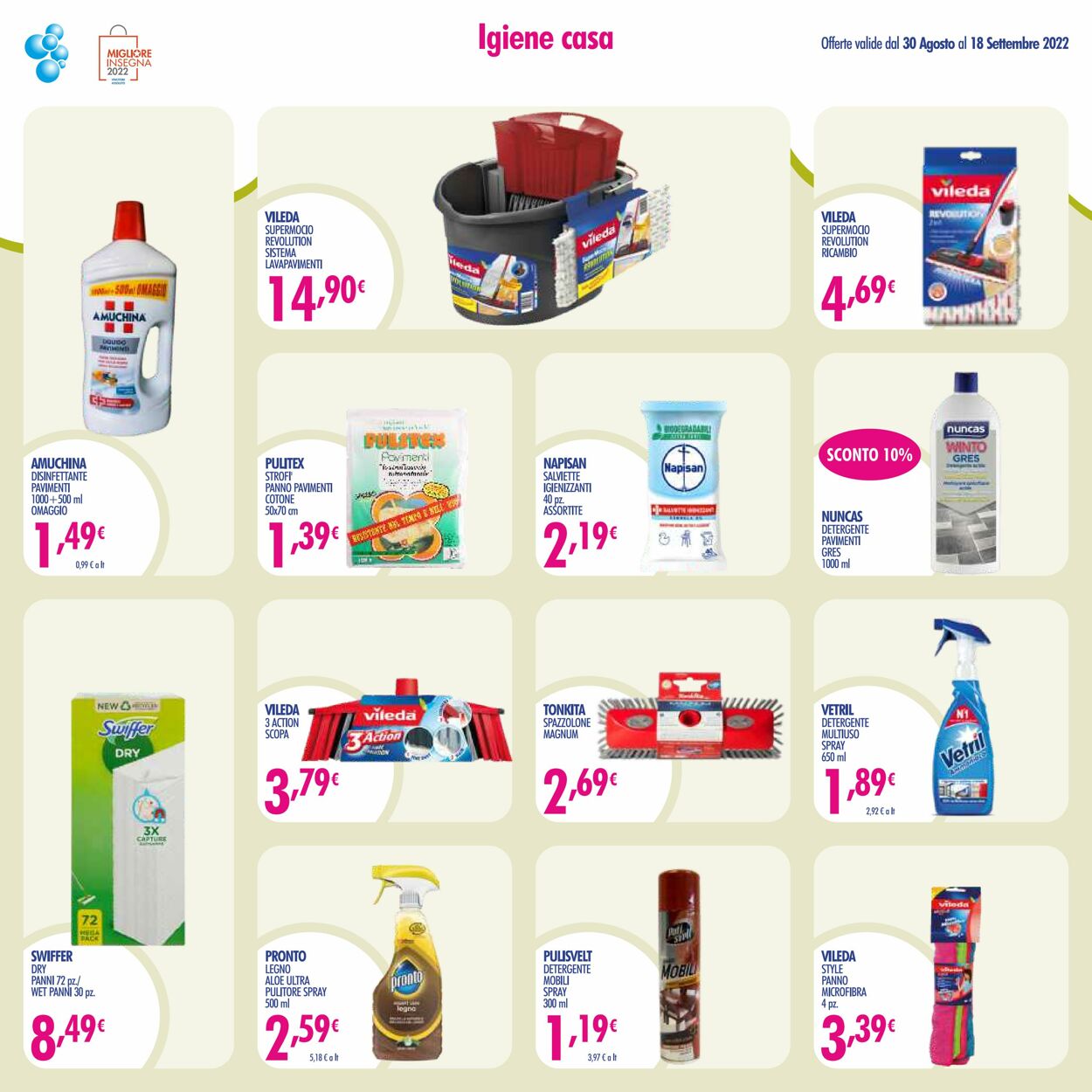 Volantino Acqua e sapone 30.08.2022 - 18.09.2022