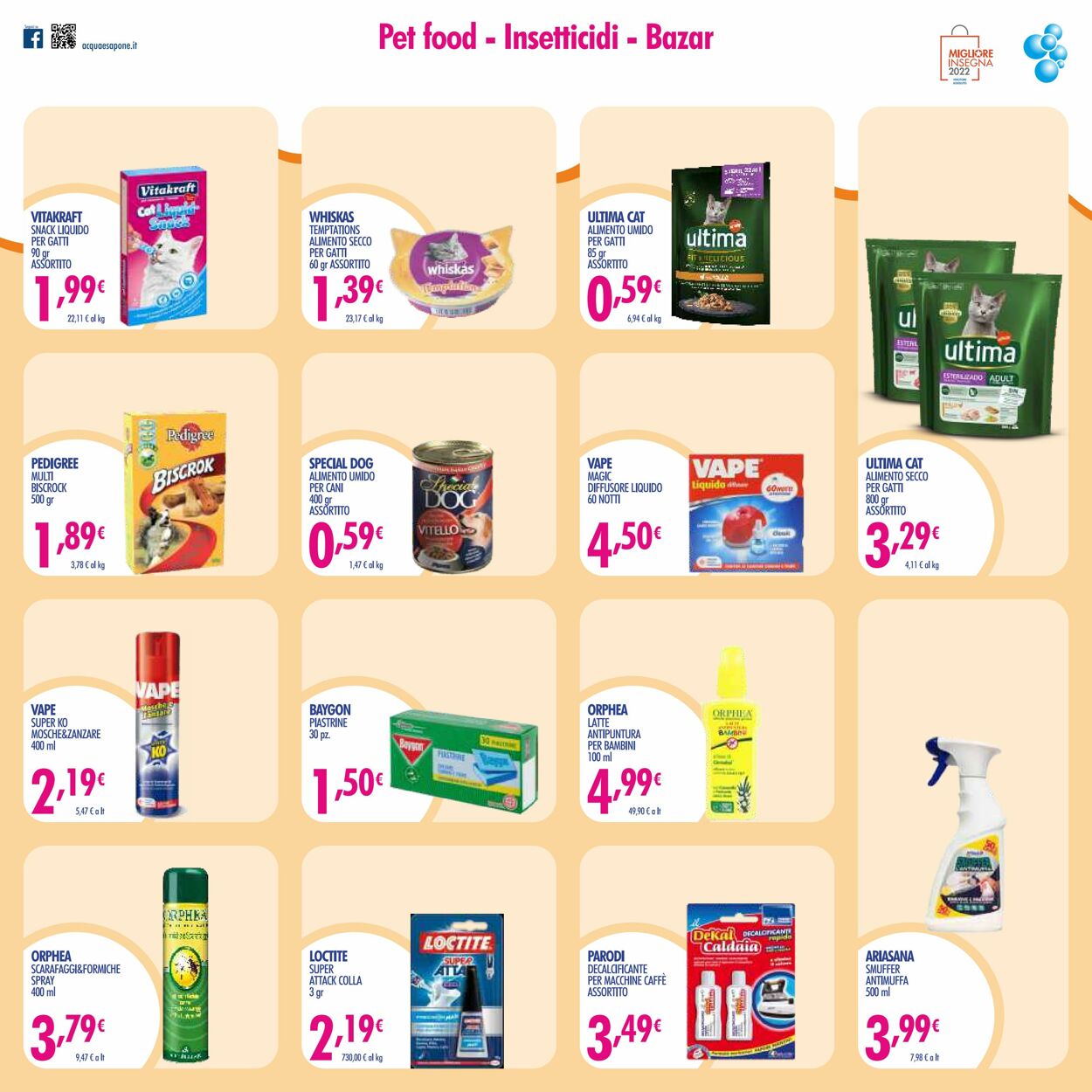 Volantino Acqua e sapone 30.08.2022 - 18.09.2022