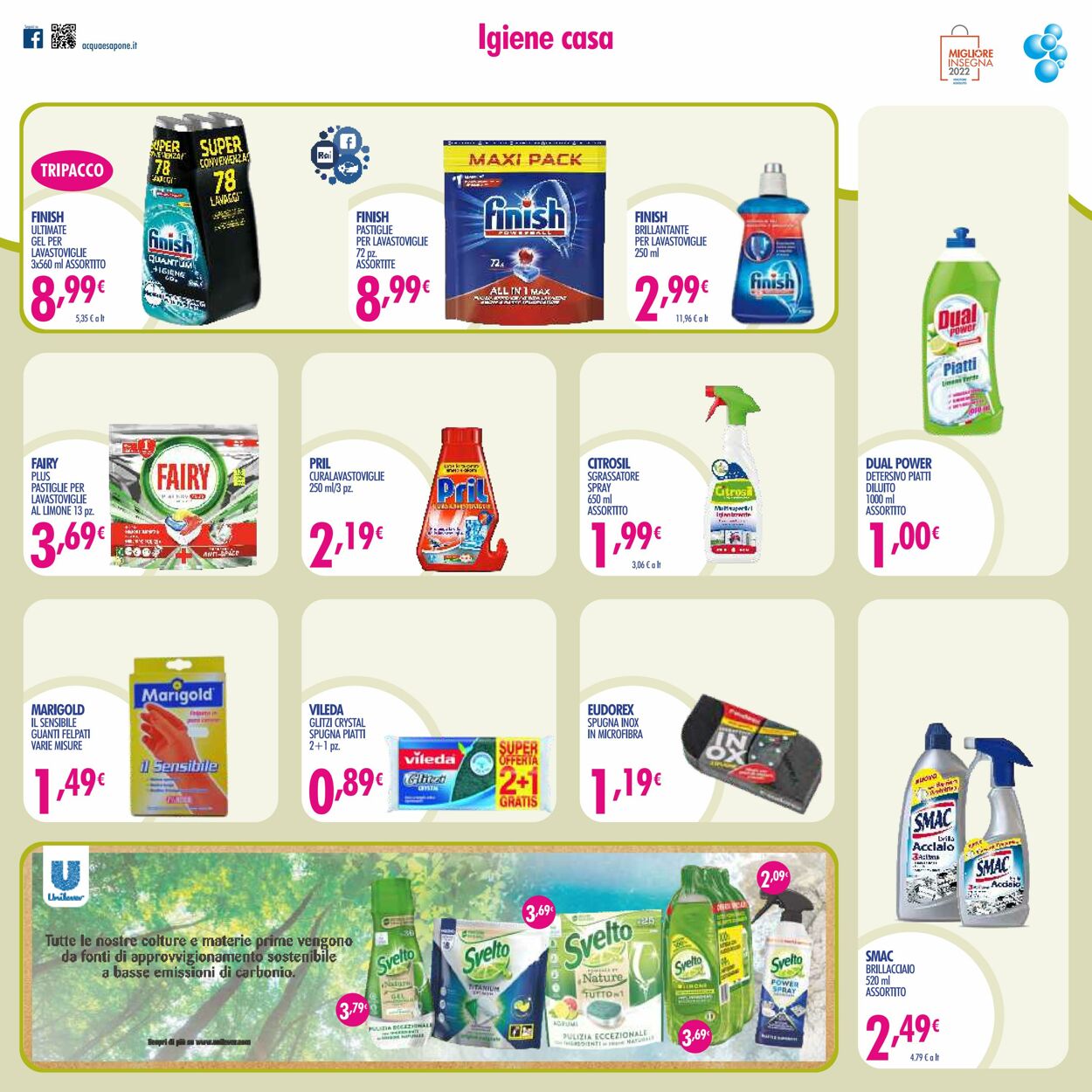 Volantino Acqua e sapone 20.09.2022 - 09.10.2022