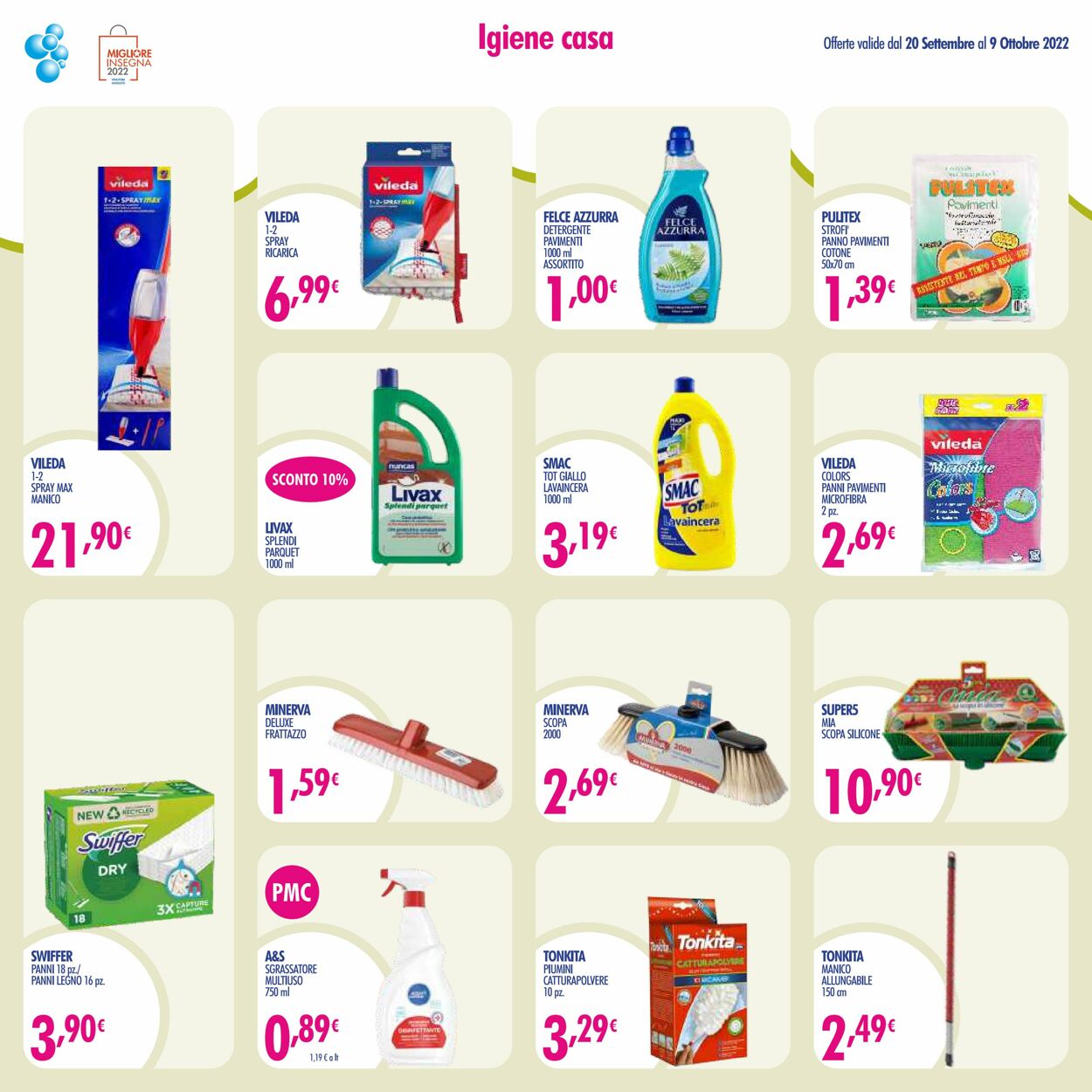 Volantino Acqua e sapone 20.09.2022 - 09.10.2022