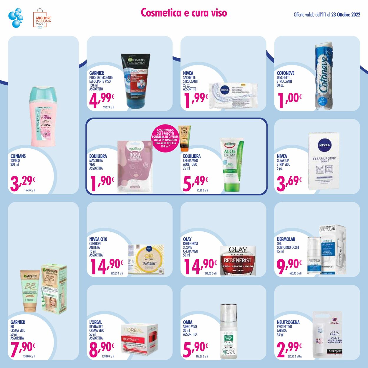 Volantino Acqua e sapone 11.10.2022 - 23.10.2022