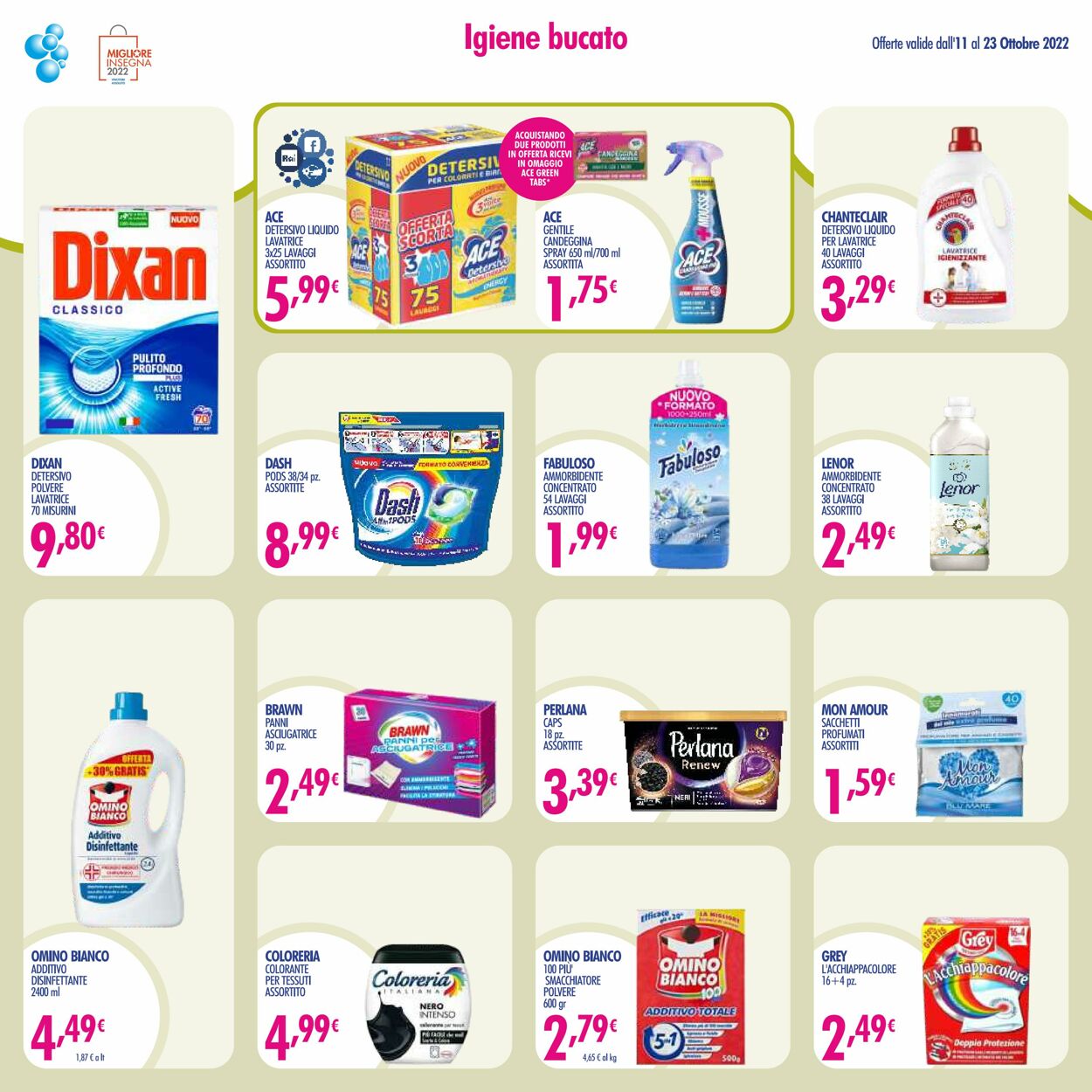 Volantino Acqua e sapone 11.10.2022 - 23.10.2022