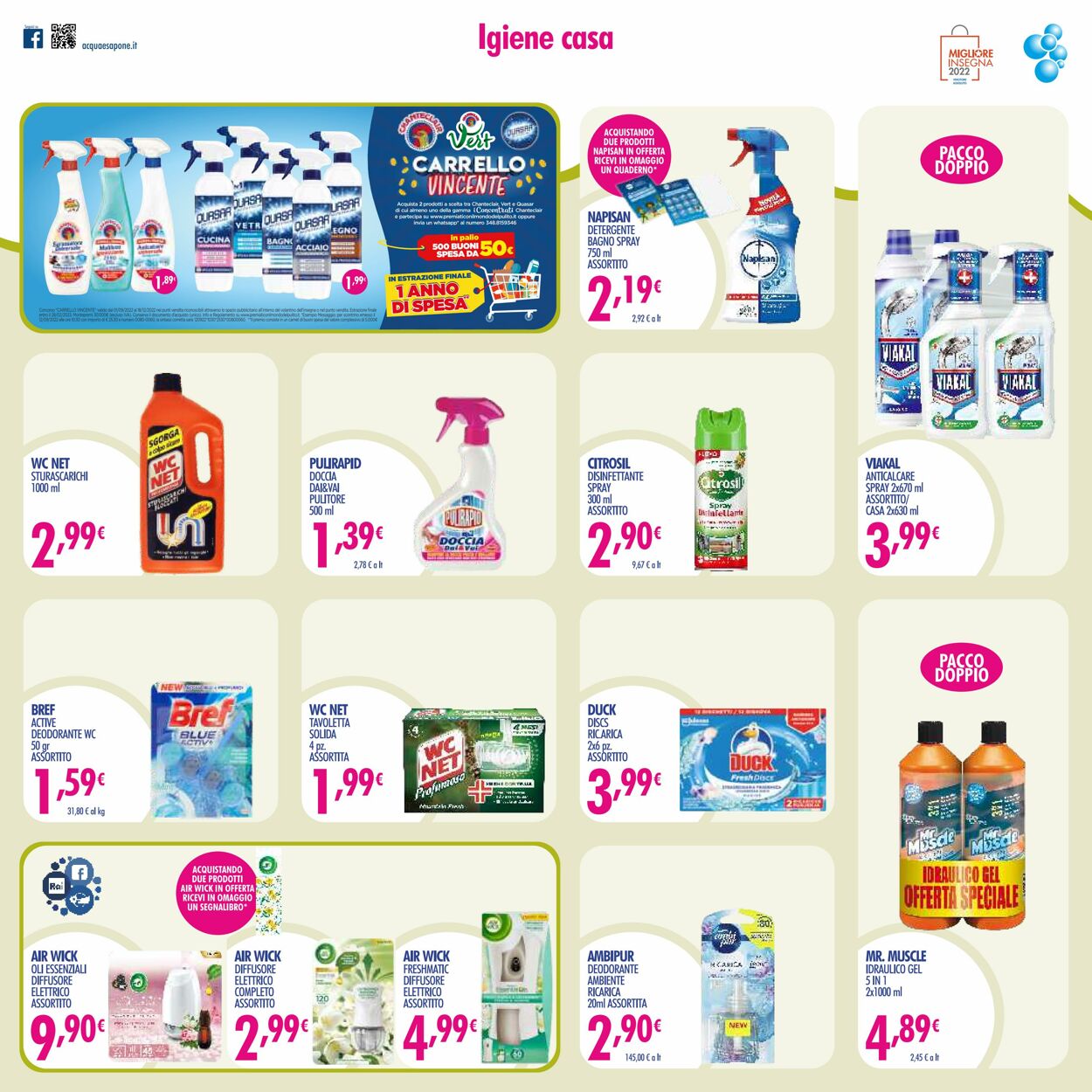 Volantino Acqua e sapone 11.10.2022 - 23.10.2022