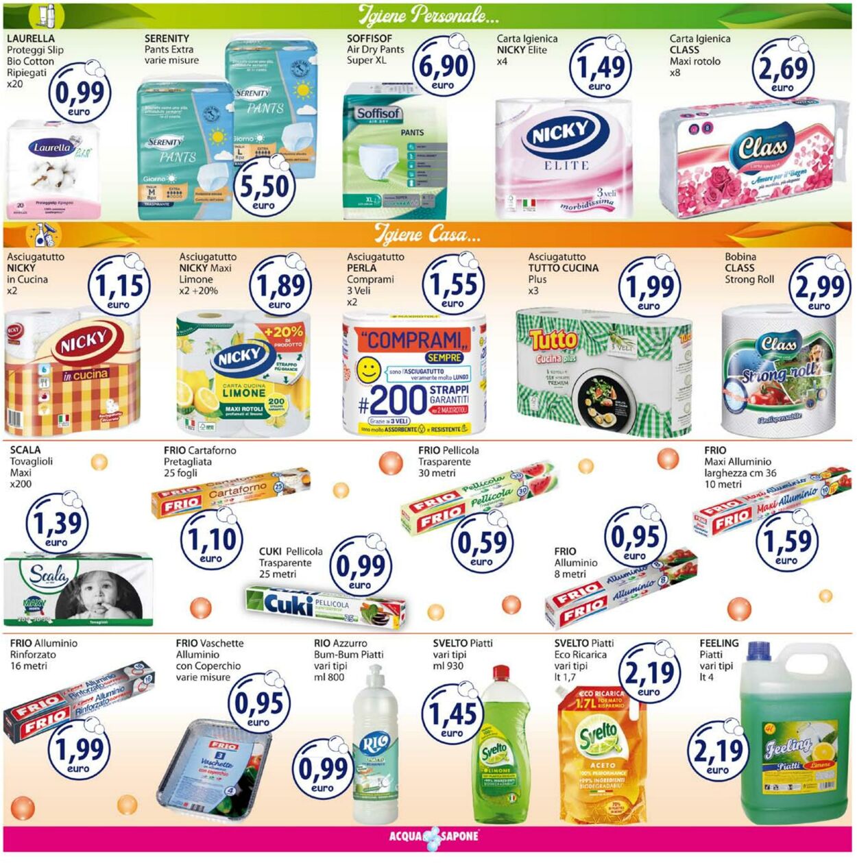 Volantino Acqua e sapone 12.09.2022 - 25.09.2022