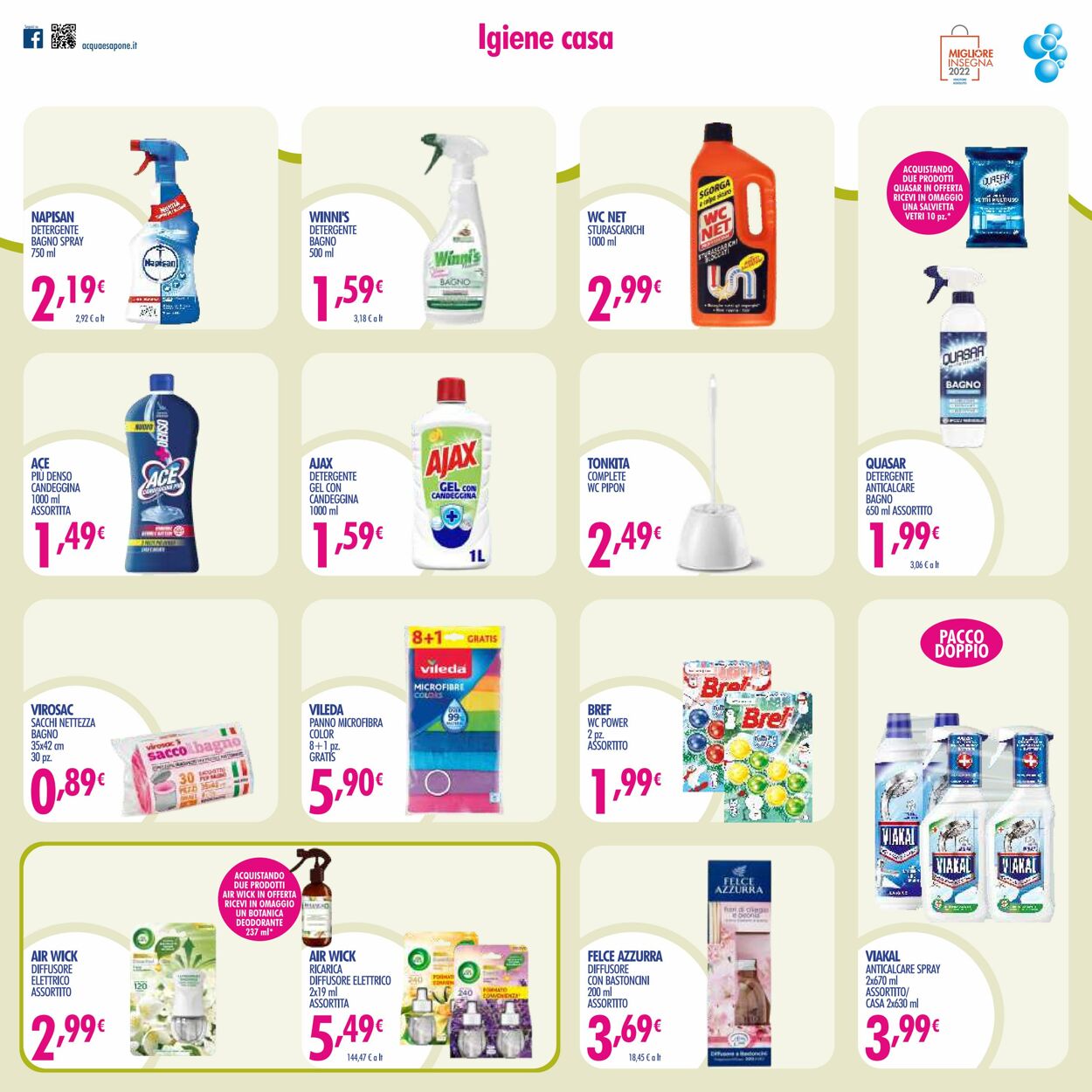 Volantino Acqua e sapone 06.12.2022 - 25.12.2022