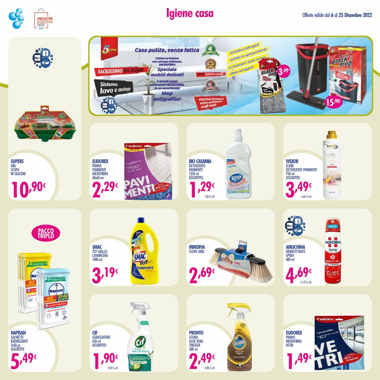 Volantino Acqua e sapone 06.12.2022 - 25.12.2022