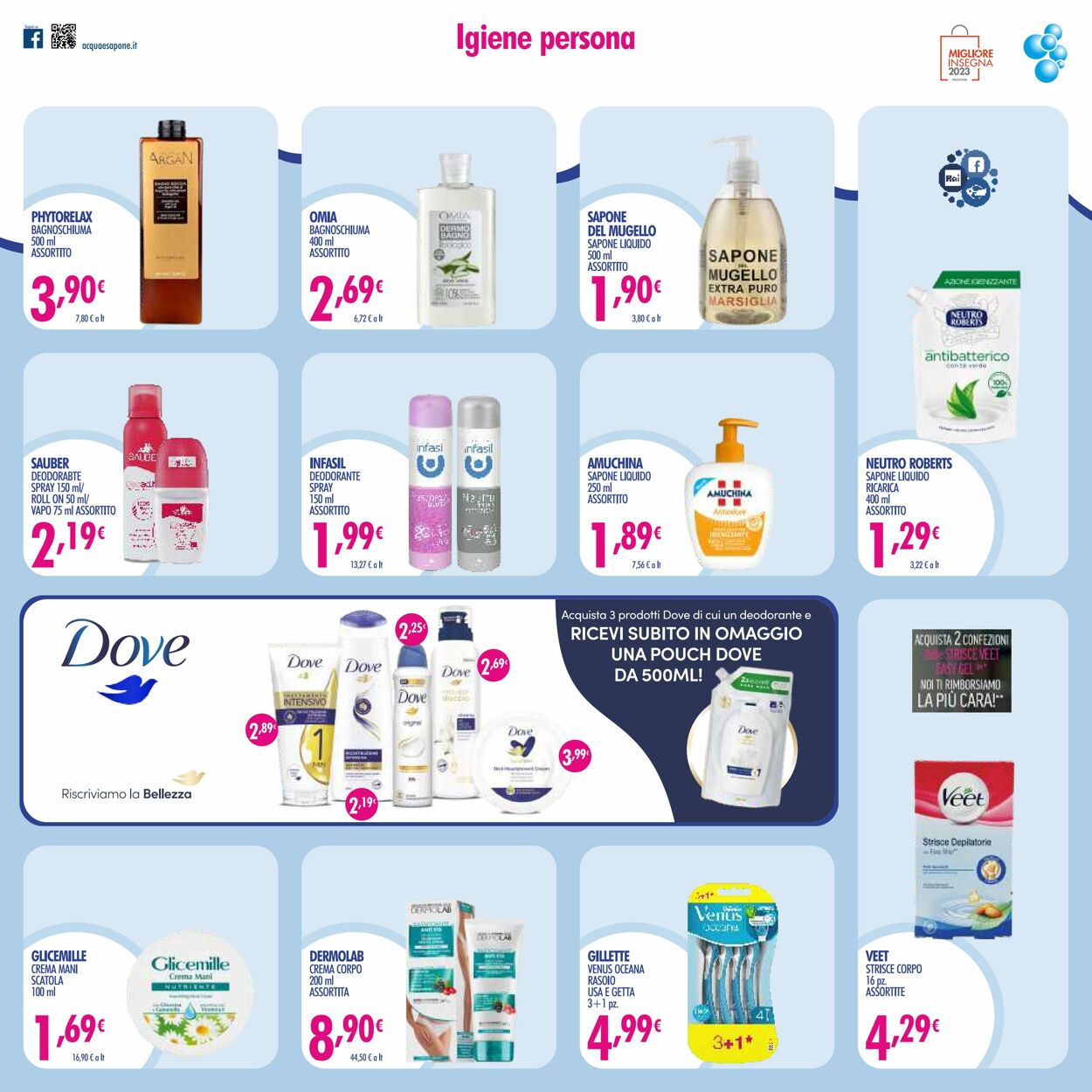 Volantino Acqua e sapone 17.01.2023 - 05.02.2023