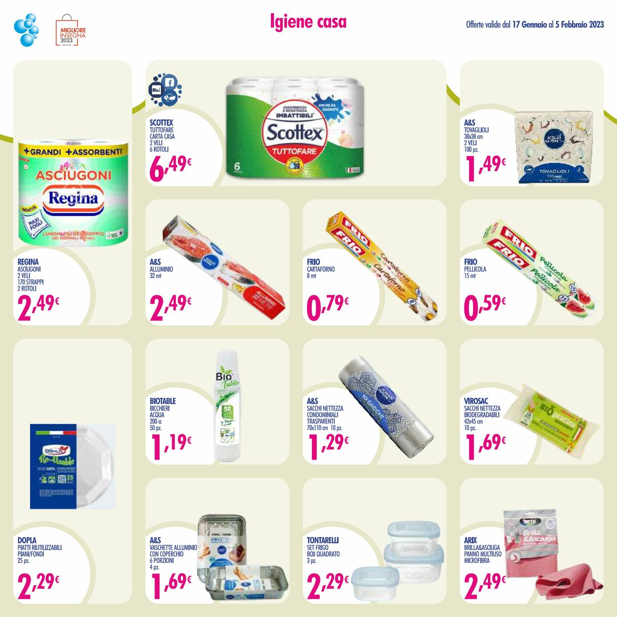 Volantino Acqua e sapone 17.01.2023 - 05.02.2023