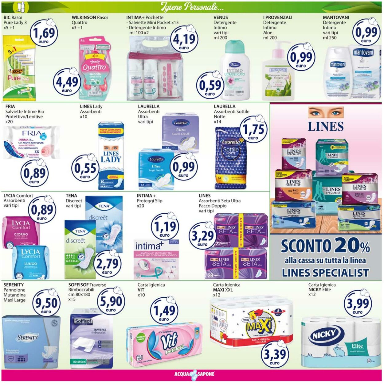 Volantino Acqua e sapone 10.10.2022 - 23.10.2022