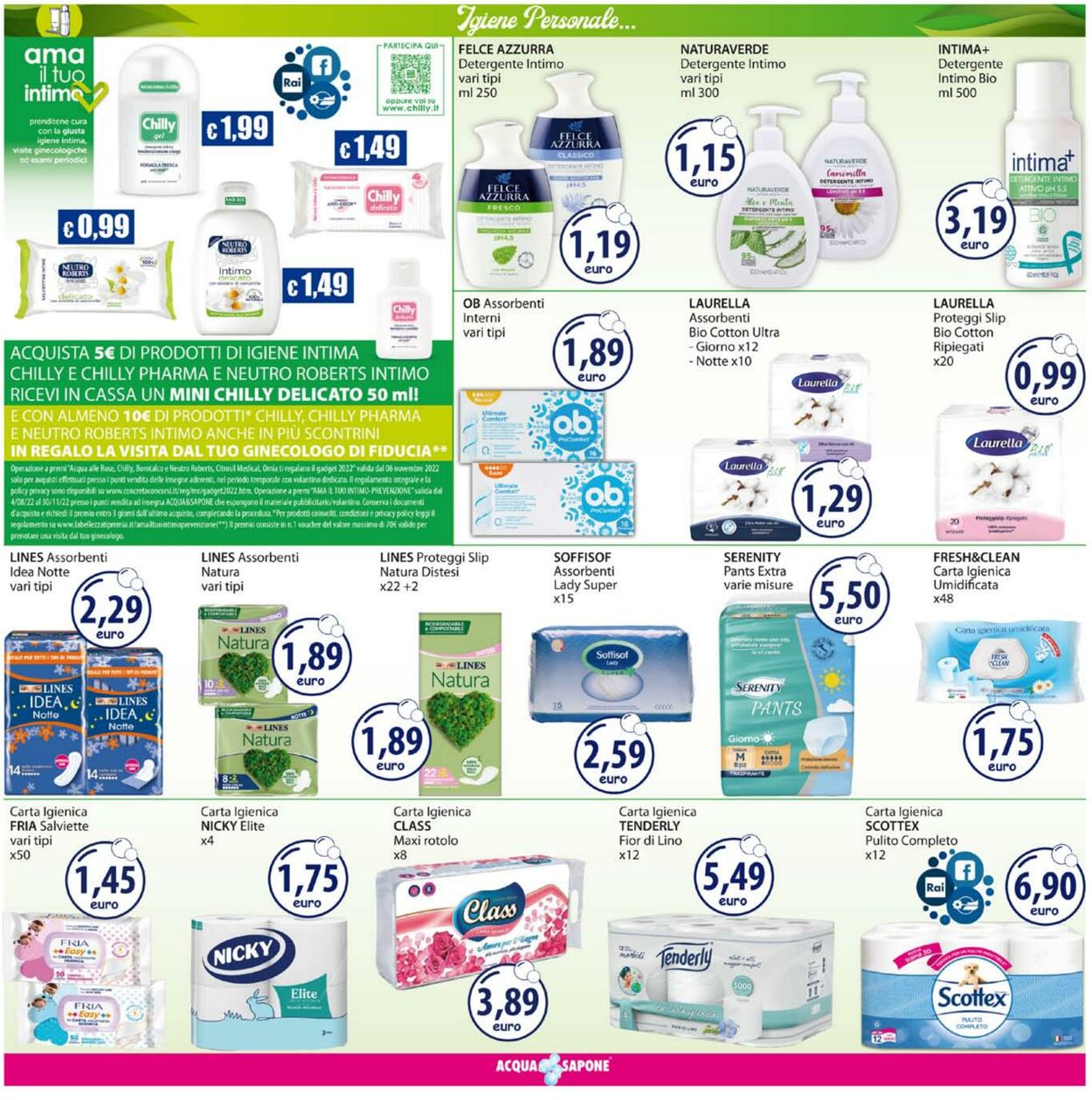 Volantino Acqua e sapone 07.11.2022 - 20.11.2022