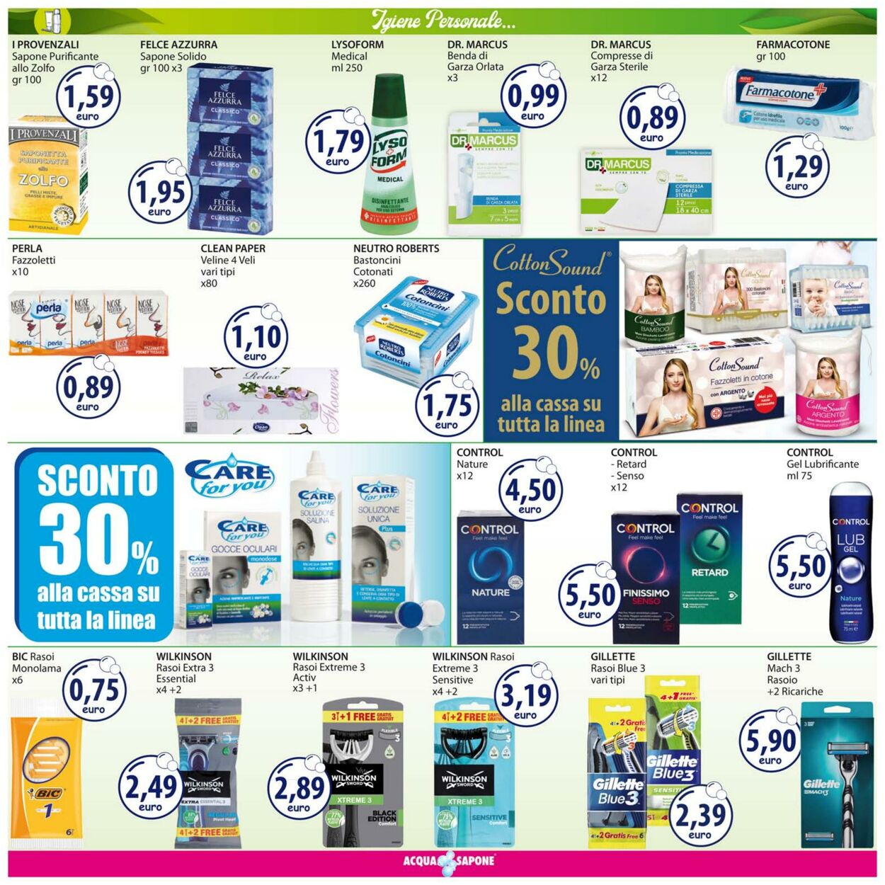 Volantino Acqua e sapone 21.11.2022 - 04.12.2022