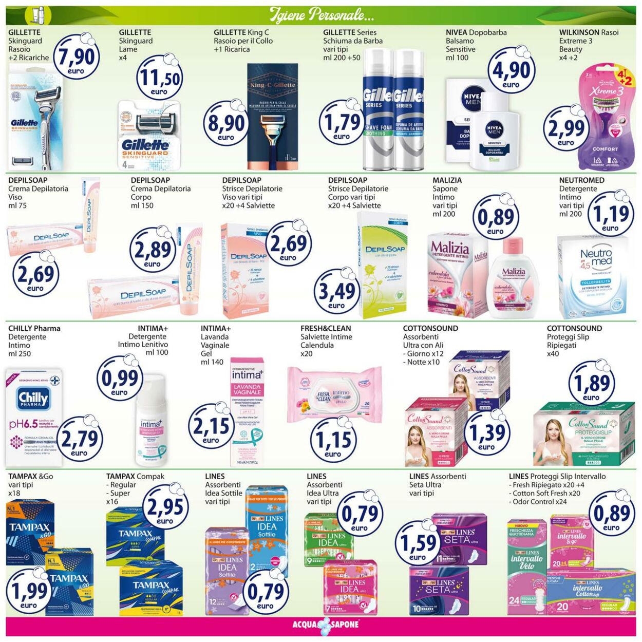 Volantino Acqua e sapone 21.11.2022 - 04.12.2022