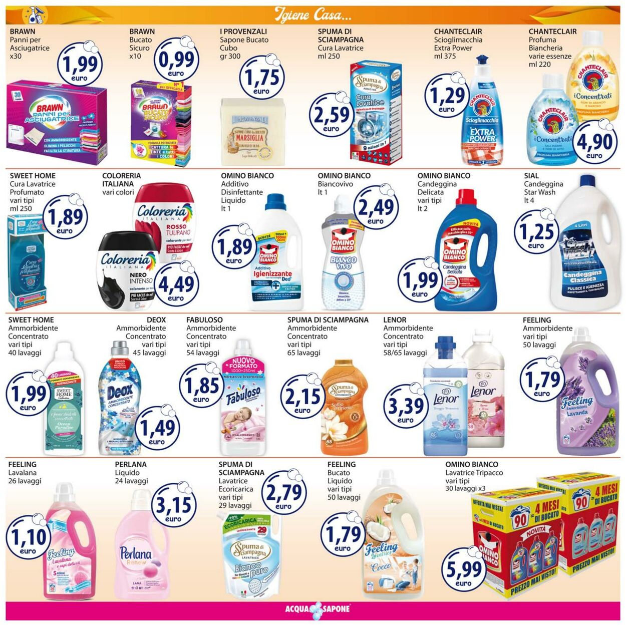 Volantino Acqua e sapone 21.11.2022 - 04.12.2022