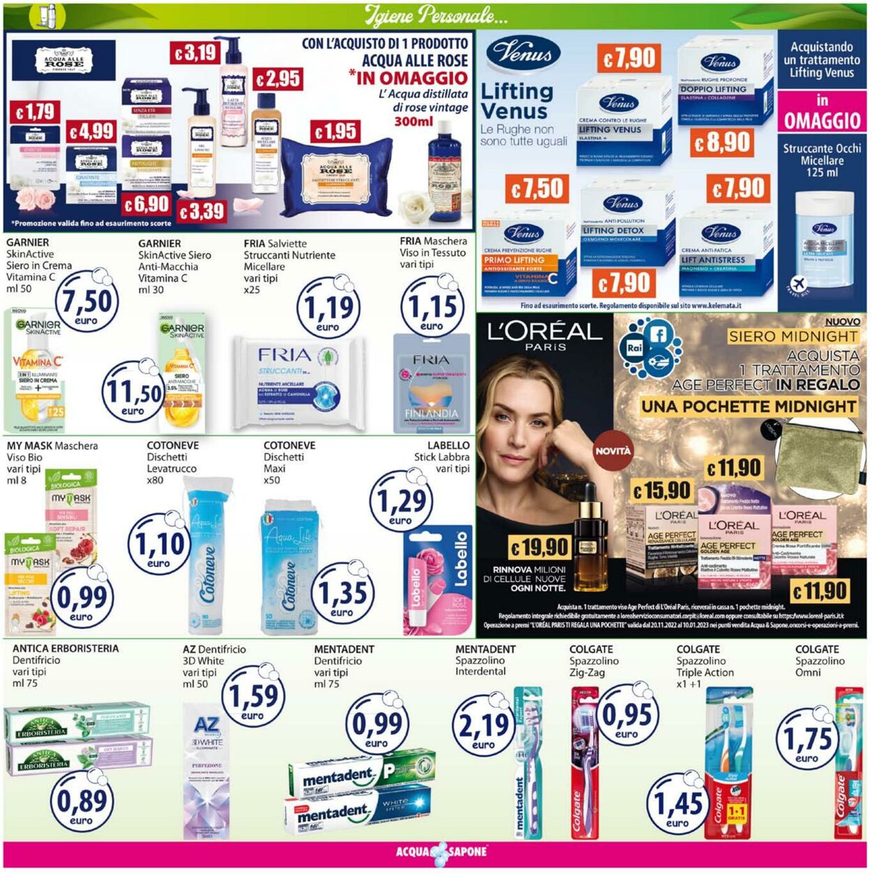 Volantino Acqua e sapone 15.12.2022 - 18.12.2022