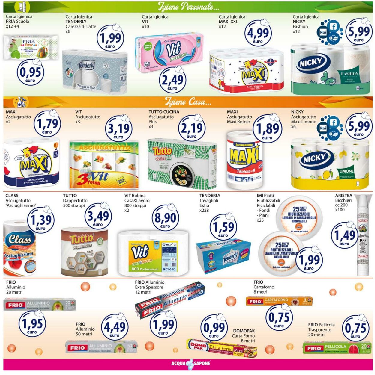 Volantino Acqua e sapone 15.12.2022 - 18.12.2022