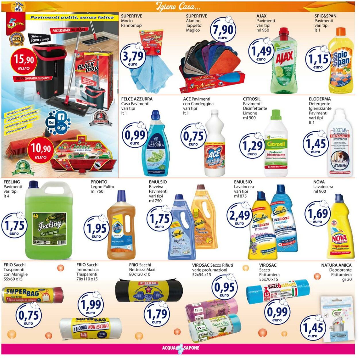 Volantino Acqua e sapone 15.12.2022 - 18.12.2022