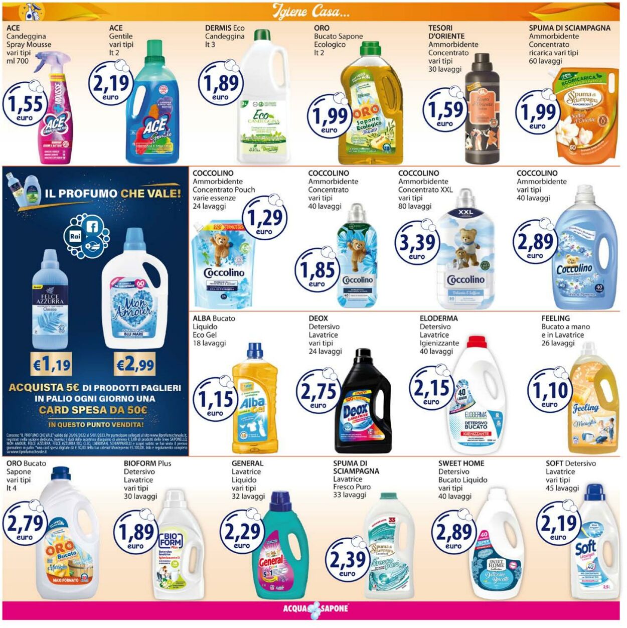 Volantino Acqua e sapone 15.12.2022 - 18.12.2022