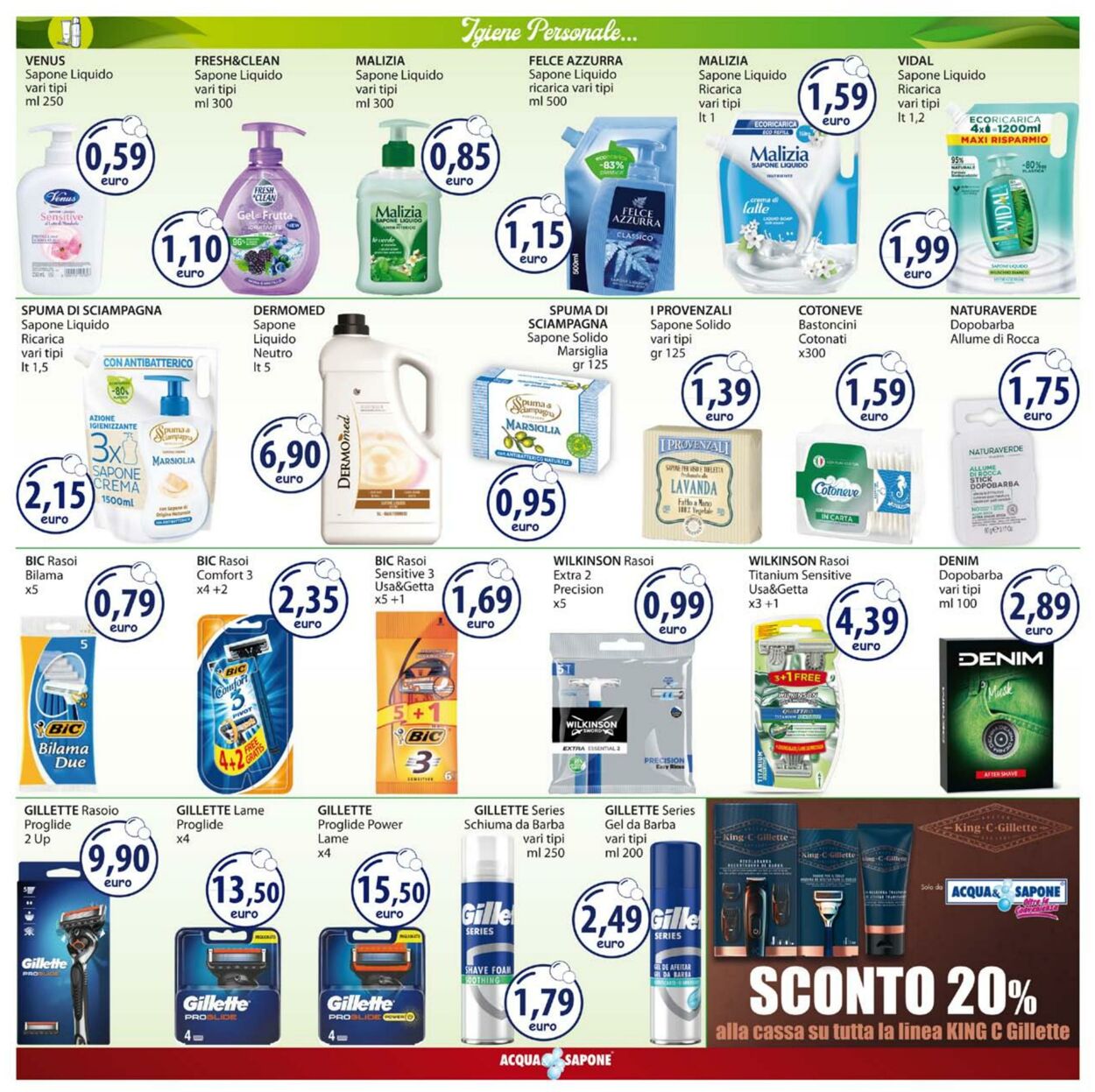 Volantino Acqua e sapone 19.12.2022 - 31.12.2022