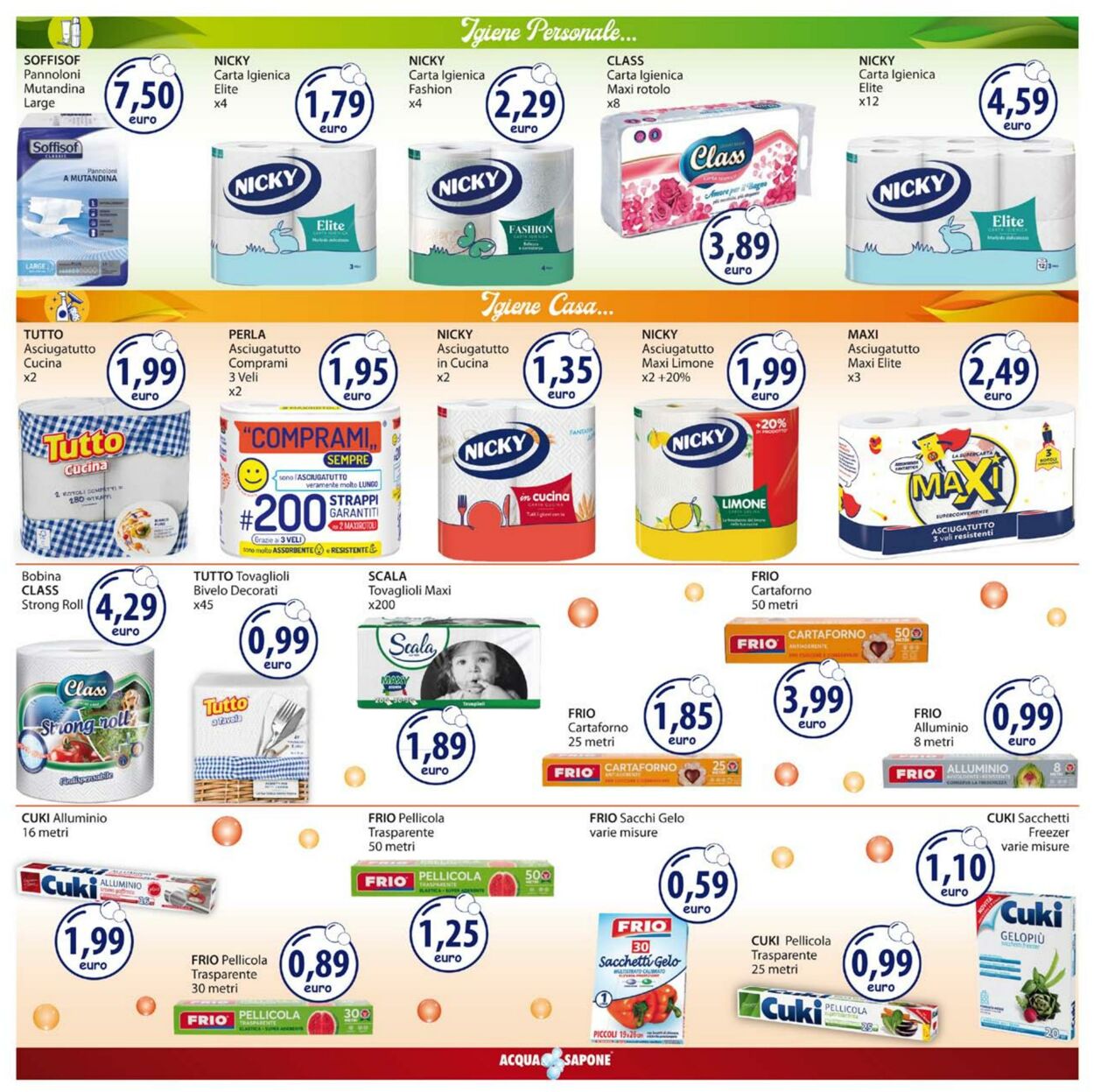 Volantino Acqua e sapone 19.12.2022 - 31.12.2022