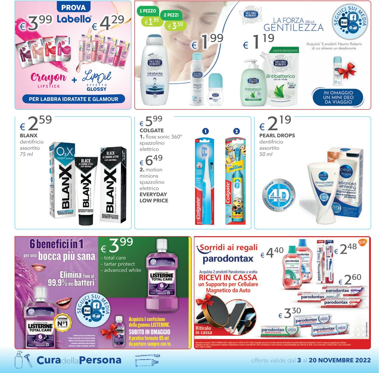 Volantino Acqua e sapone 03.11.2022 - 20.11.2022