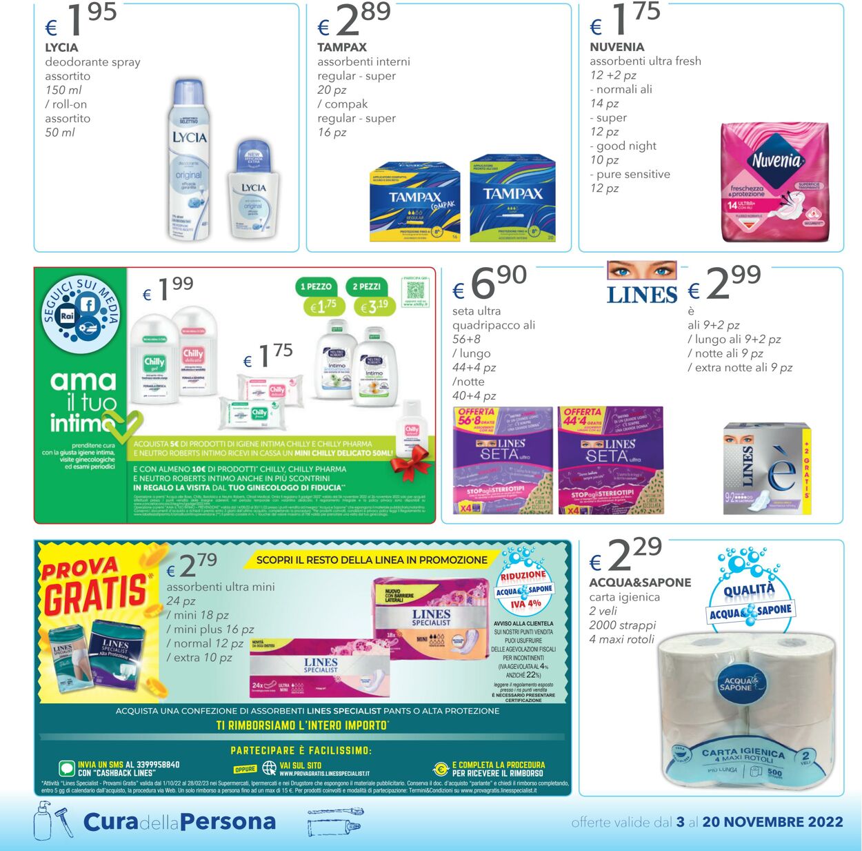 Volantino Acqua e sapone 03.11.2022 - 20.11.2022