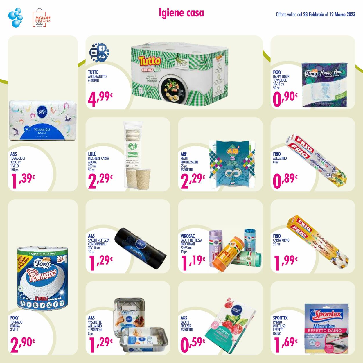 Volantino Acqua e sapone 28.02.2023 - 12.03.2023