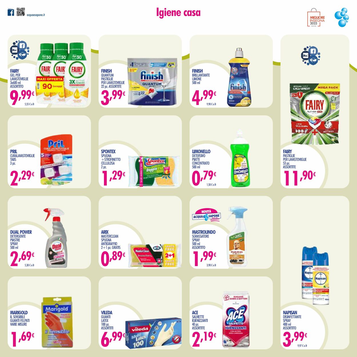 Volantino Acqua e sapone 28.02.2023 - 12.03.2023