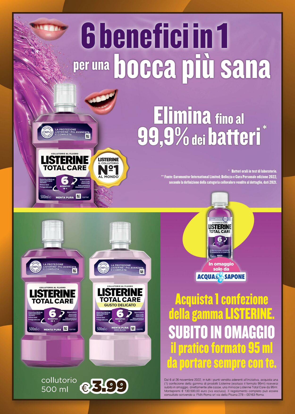 Volantino Acqua e sapone 06.11.2022 - 26.11.2022