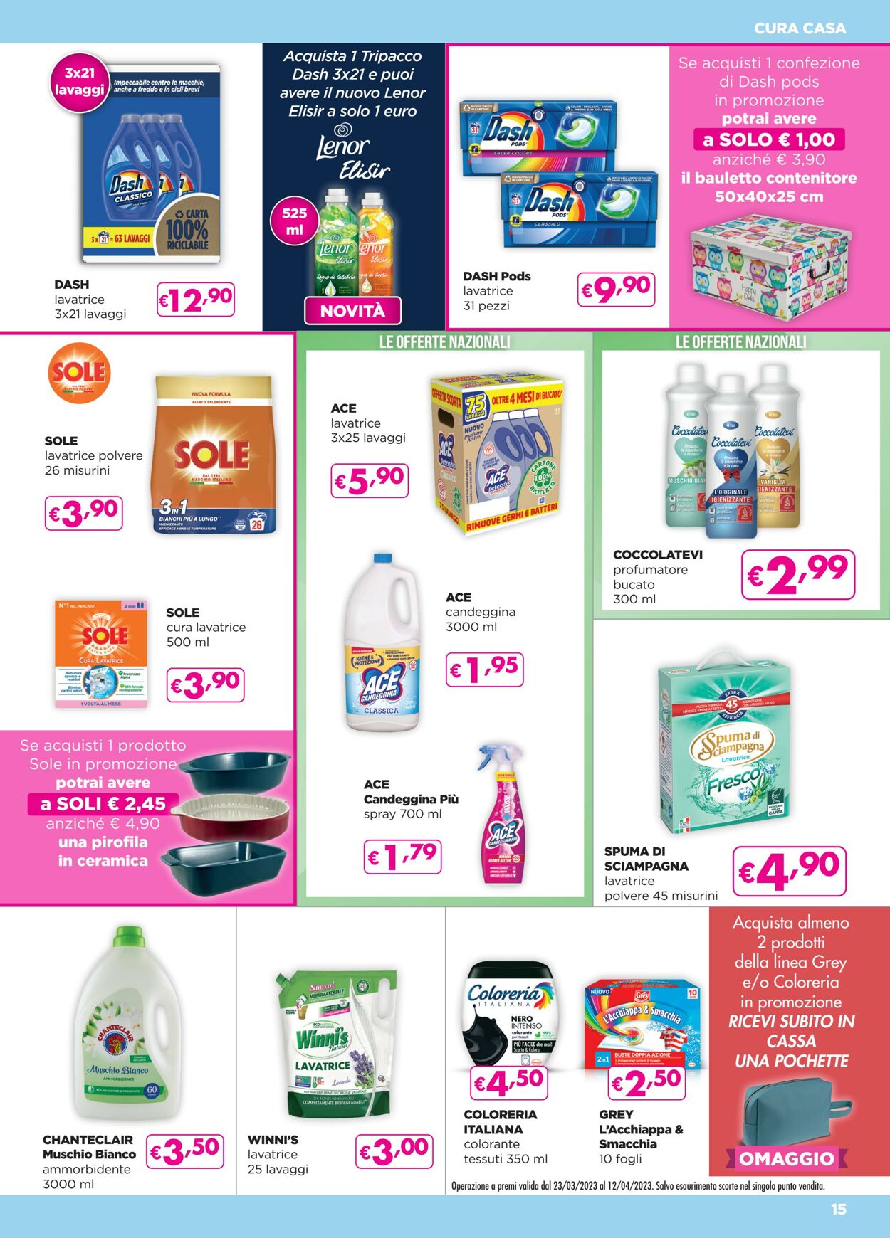 Volantino Acqua e sapone 23.03.2023 - 12.04.2023