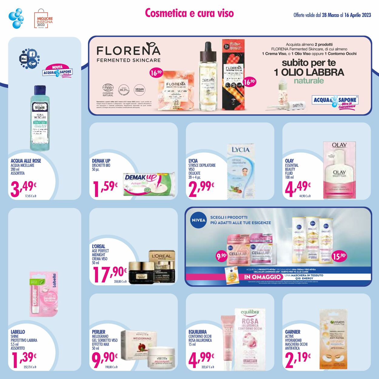 Volantino Acqua e sapone 28.03.2023 - 16.04.2023