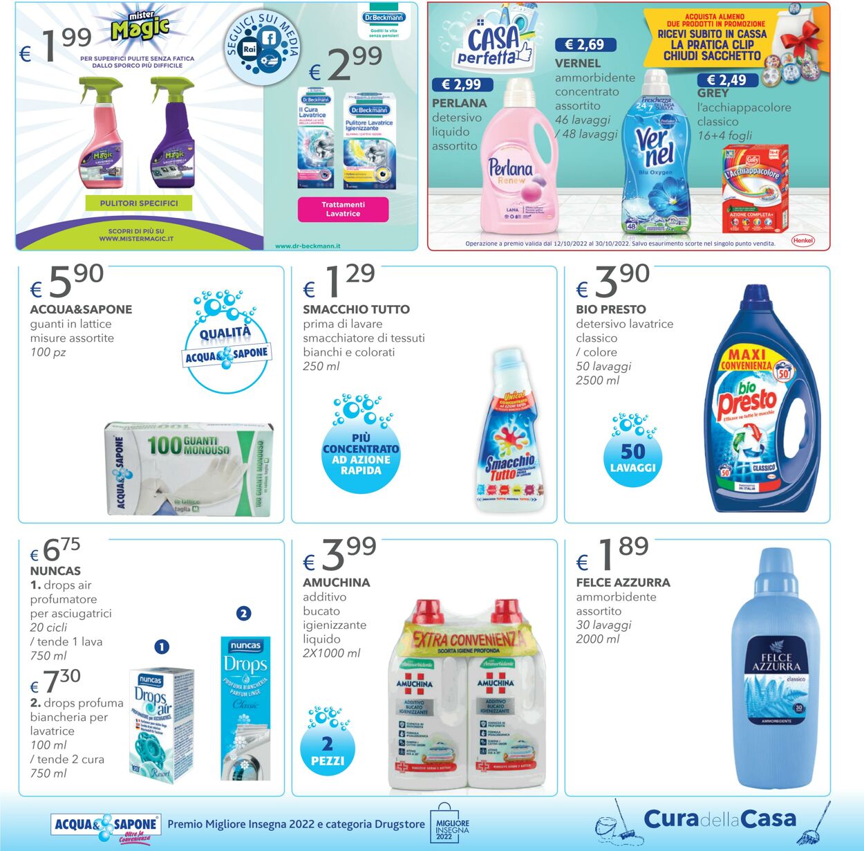 Volantino Acqua e sapone 12.10.2022 - 30.10.2022