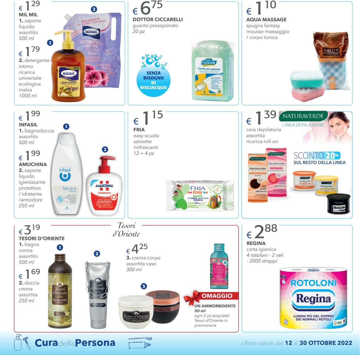 Volantino Acqua e sapone 12.10.2022 - 30.10.2022