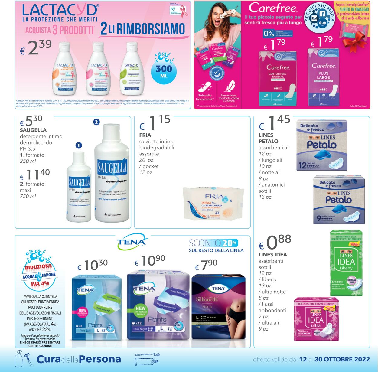 Volantino Acqua e sapone 12.10.2022 - 30.10.2022