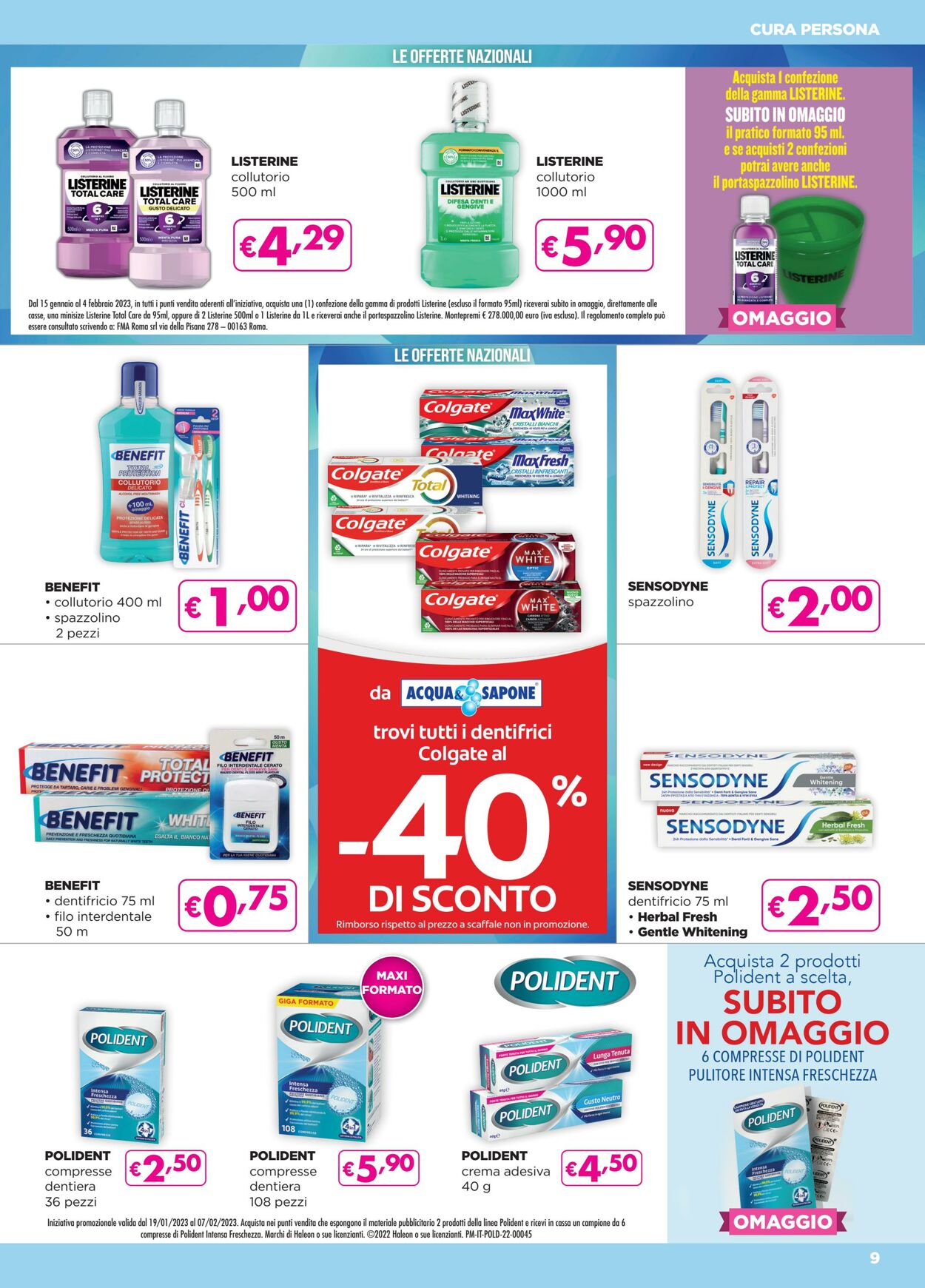 Volantino Acqua e sapone 19.01.2023 - 07.02.2023