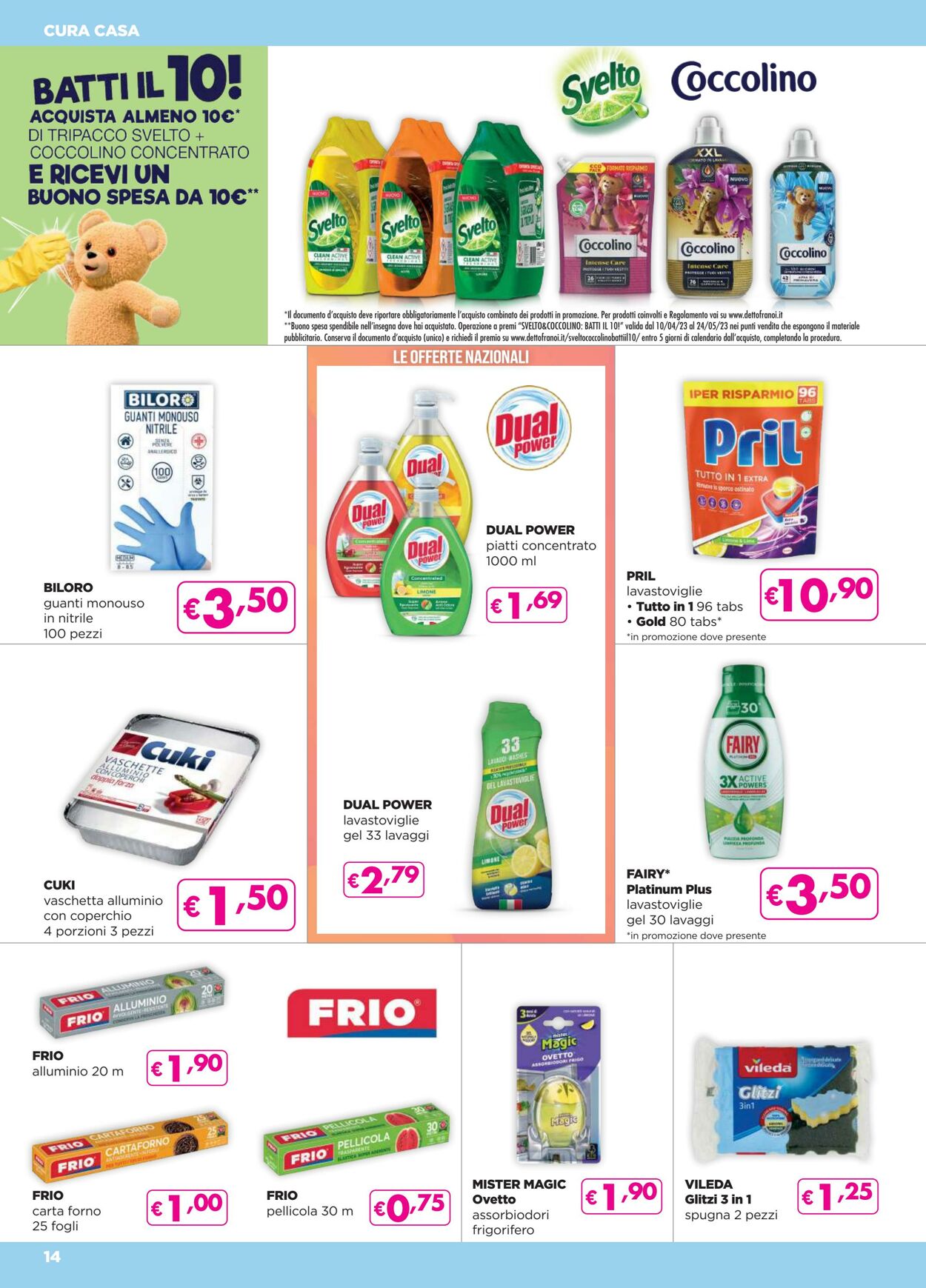 Volantino Acqua e sapone 14.04.2023 - 03.05.2023