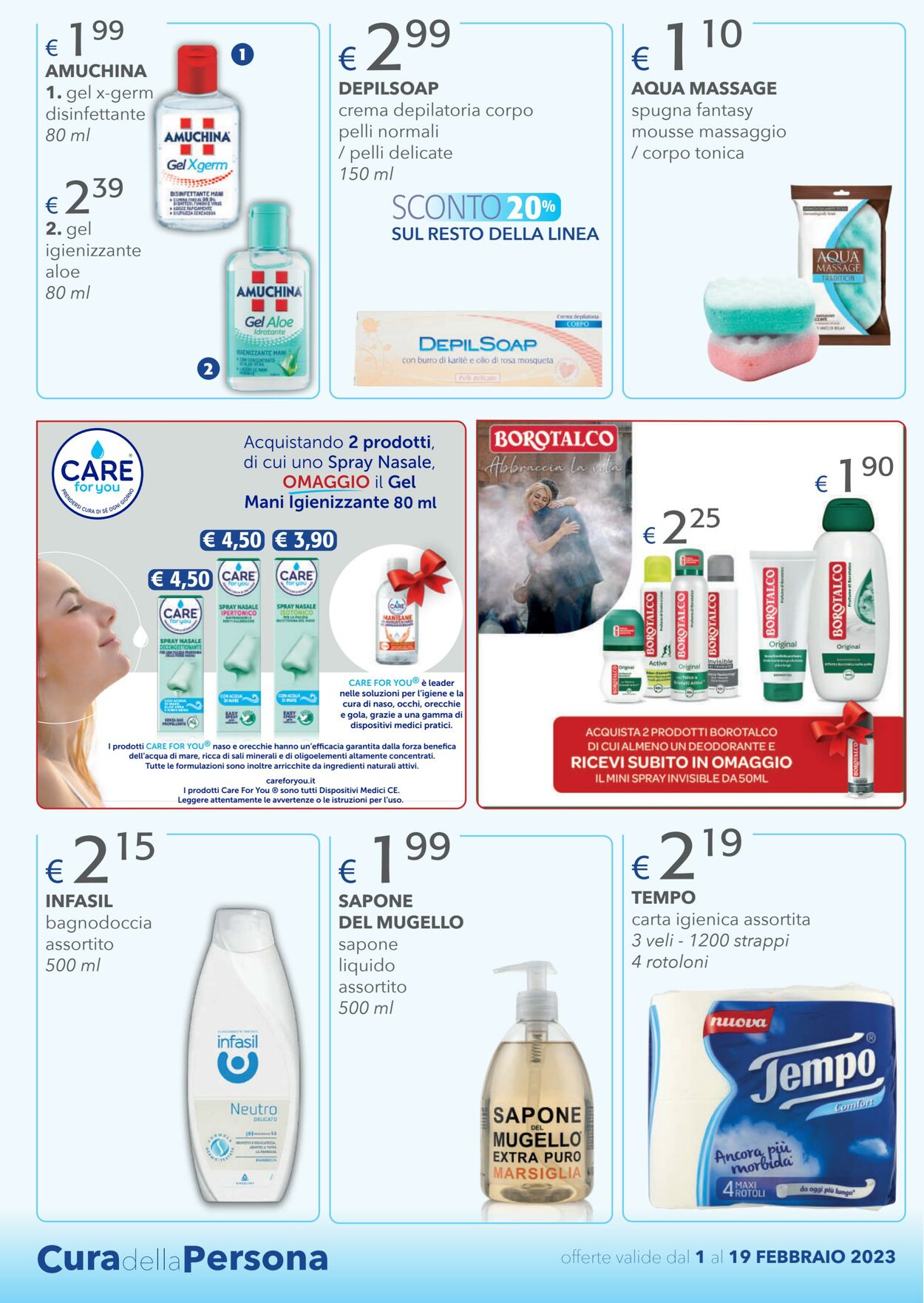 Volantino Acqua e sapone 01.02.2023 - 19.02.2023