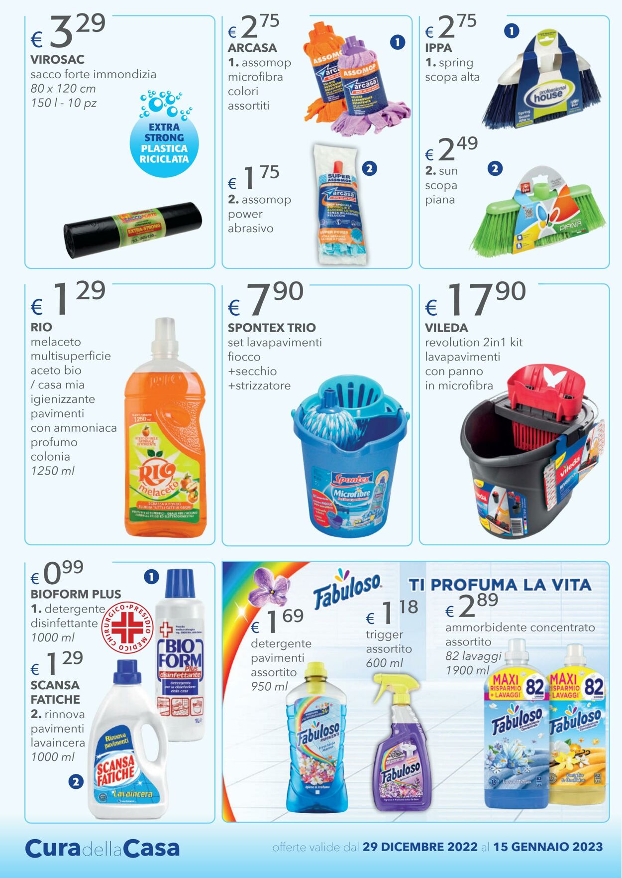 Volantino Acqua e sapone 29.12.2022 - 15.01.2023