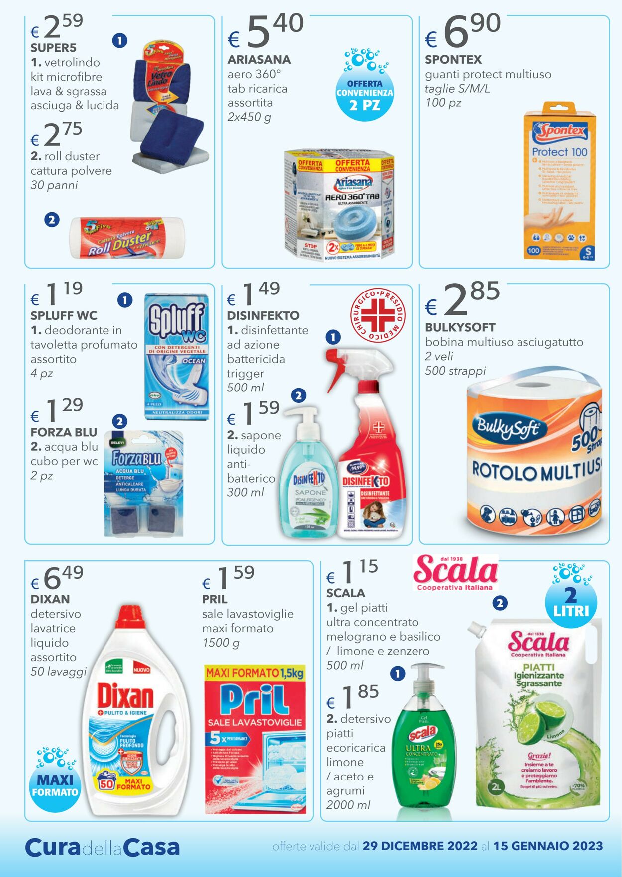 Volantino Acqua e sapone 29.12.2022 - 15.01.2023